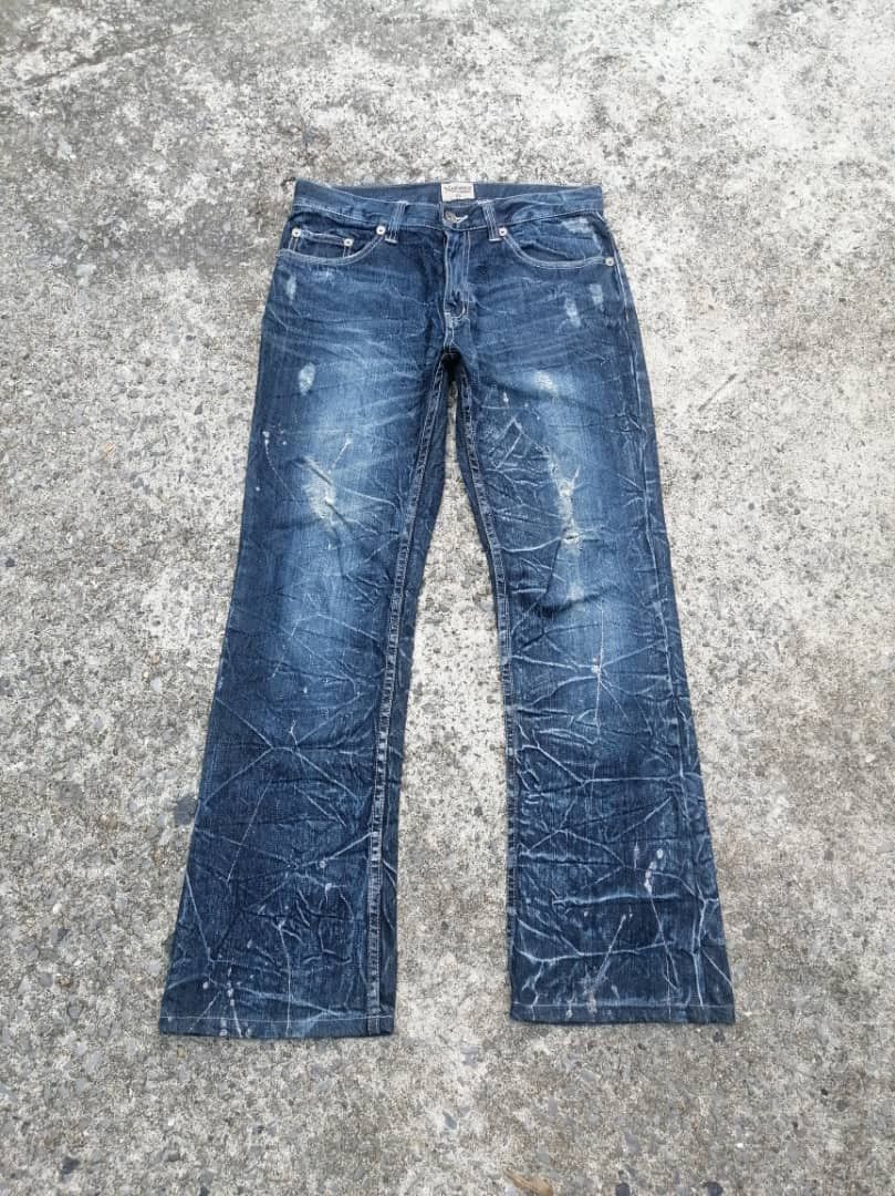 Designer Nylaus Nice Design Denim Jeans Size US 32 / EU 48 - 1 Thumbnail