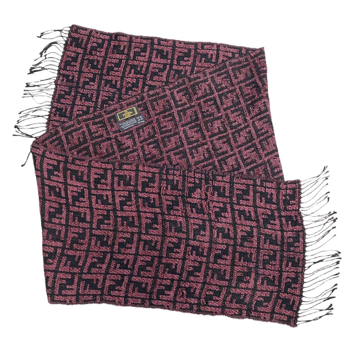 Fendi Fendi zucca monogram mufler/scarft Size ONE SIZE - 7 Thumbnail