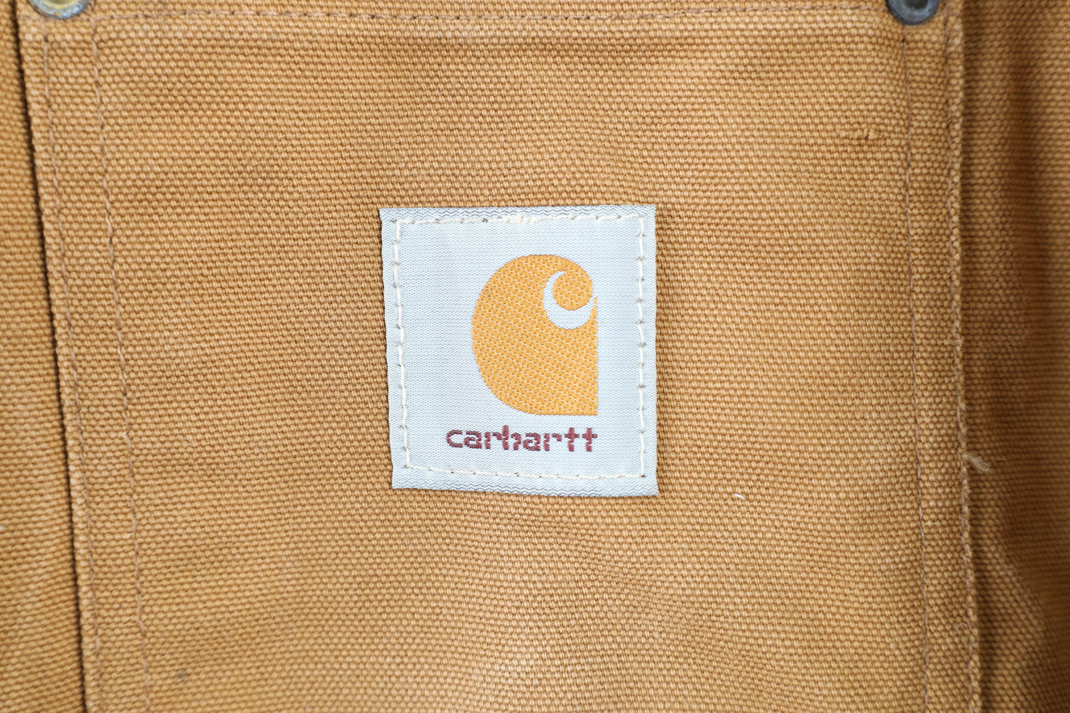 Carhartt Vintage 90s Carhartt Blanket Lined Chore Barn Jacket Brown Size US XXL / EU 58 / 5 - 5 Thumbnail