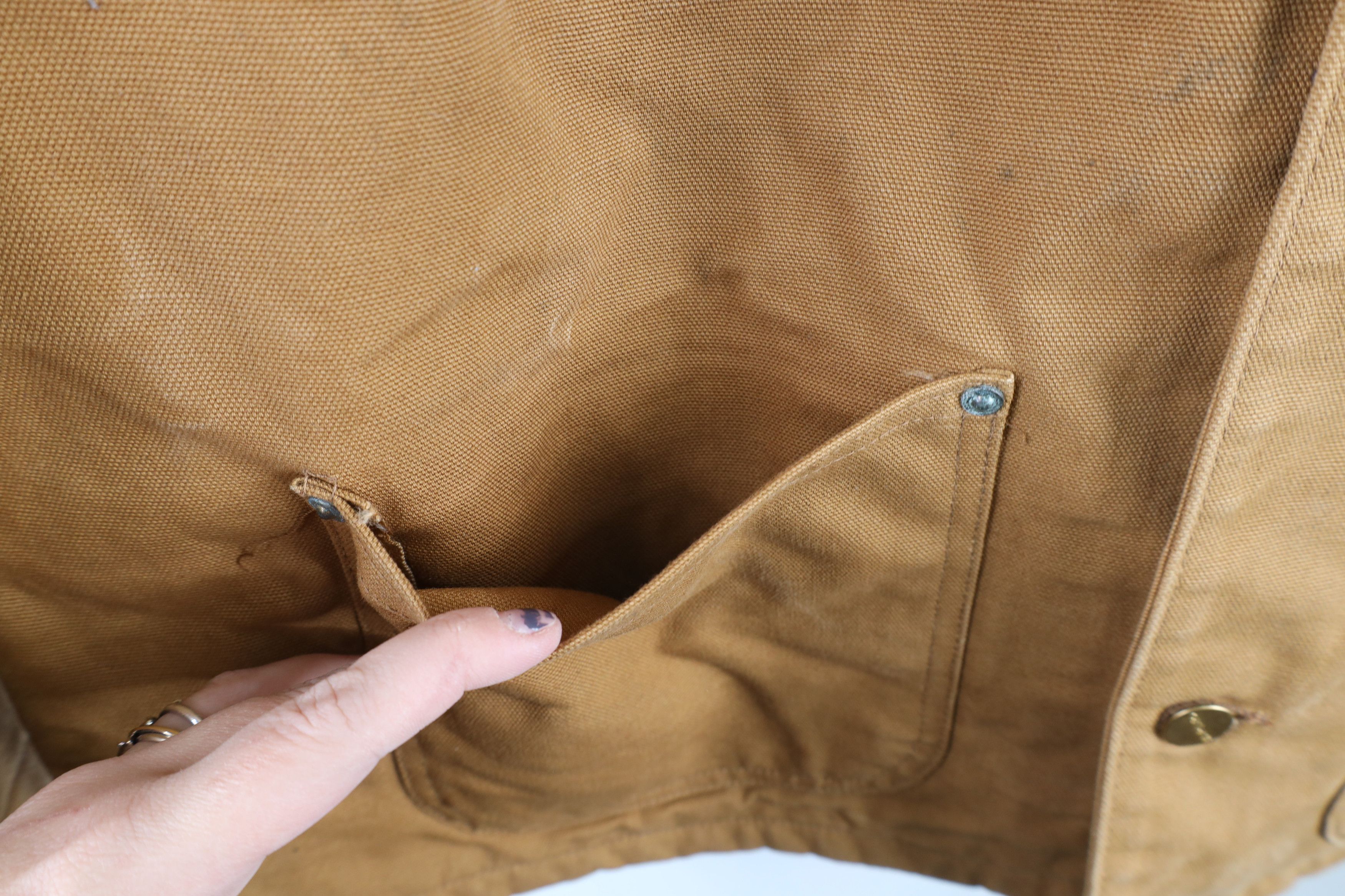 Carhartt Vintage 90s Carhartt Blanket Lined Chore Barn Jacket Brown Size US XXL / EU 58 / 5 - 9 Thumbnail