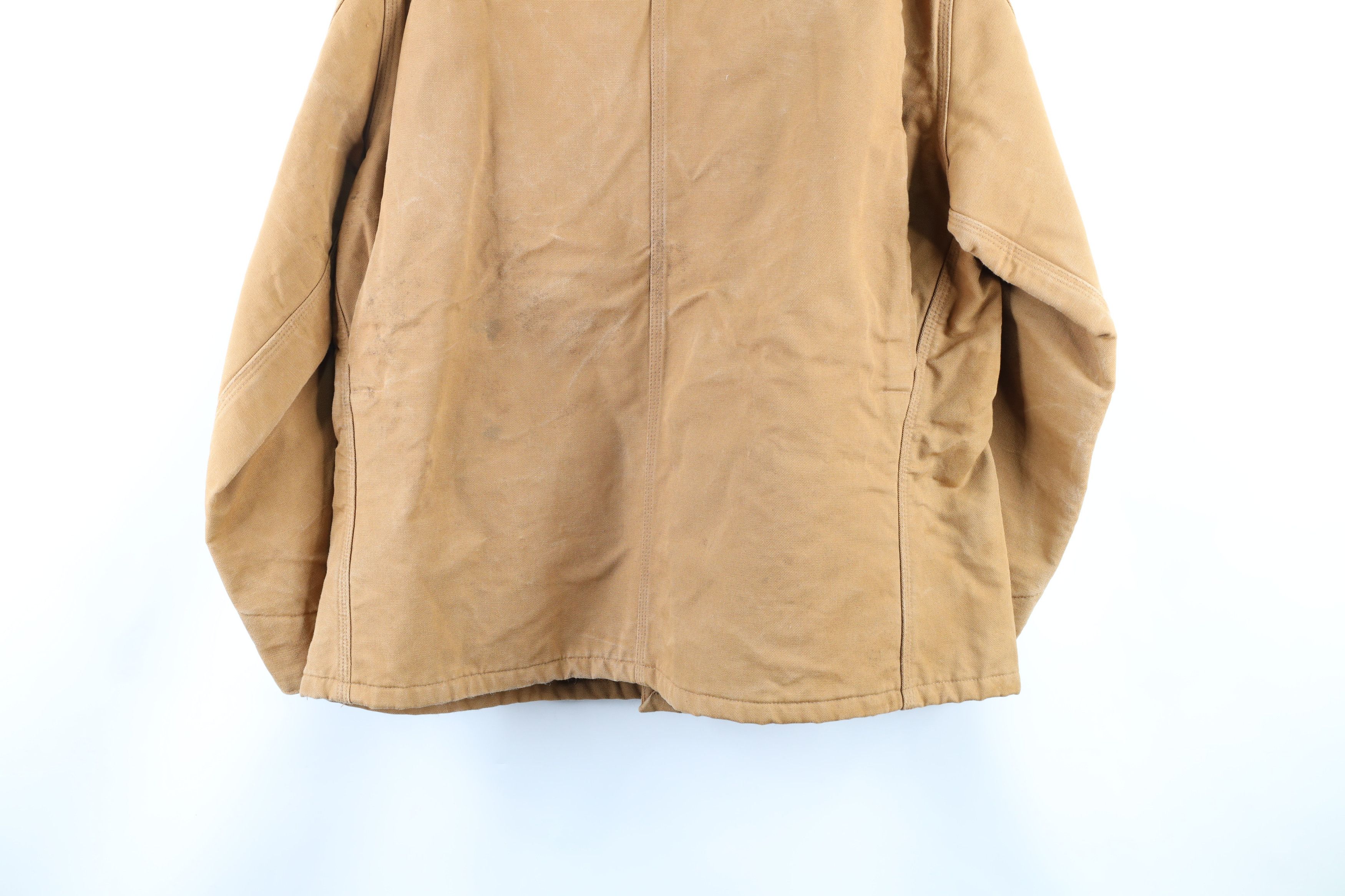 Carhartt Vintage 90s Carhartt Blanket Lined Chore Barn Jacket Brown Size US XXL / EU 58 / 5 - 16 Thumbnail