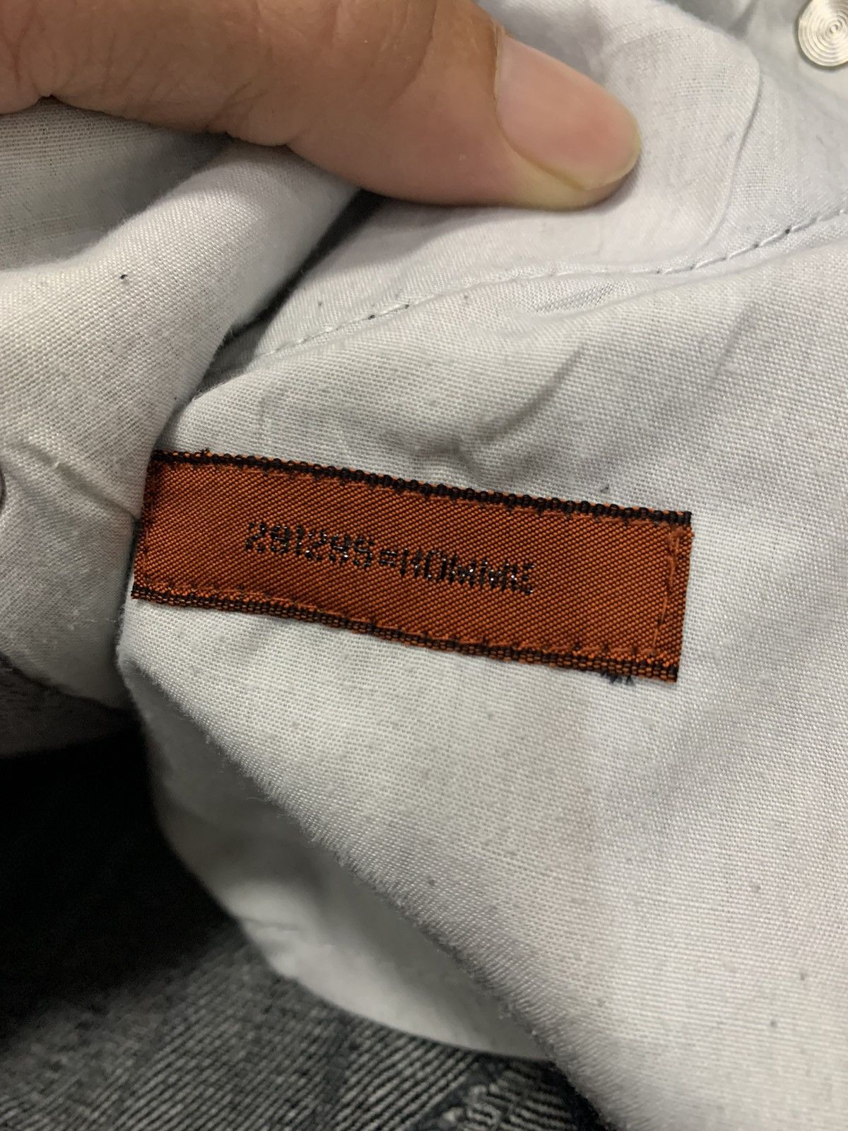 20471120 × Japanese Brand 291295 HOMME Denim Vintage Big Back Logo Size US 30 / EU 46 - 20 Thumbnail