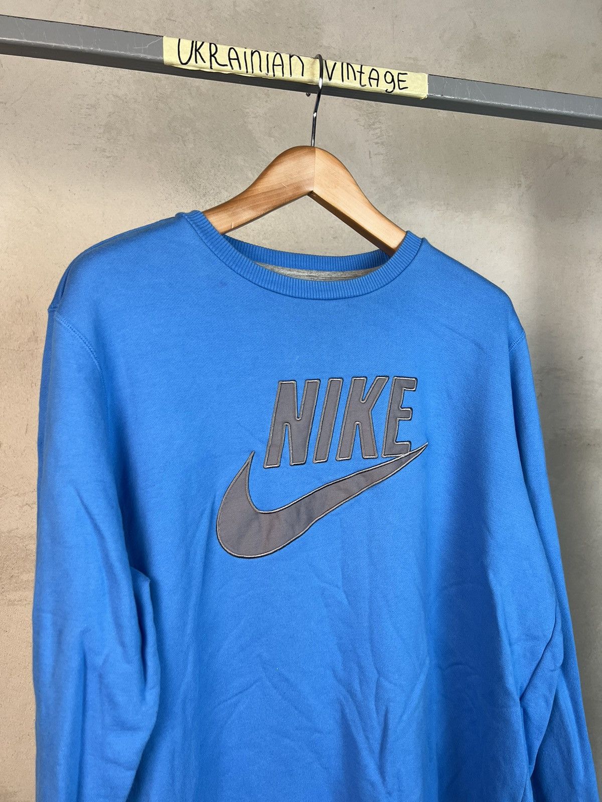 Nike × Vintage Vintage Nike Sweatshirt Big Logo Size US XL / EU 56 / 4 - 2 Thumbnail