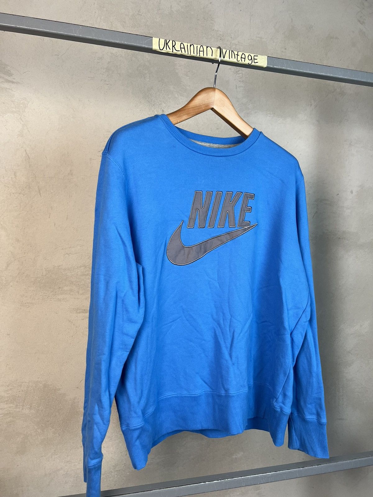 Nike × Vintage Vintage Nike Sweatshirt Big Logo Size US XL / EU 56 / 4 - 3 Thumbnail