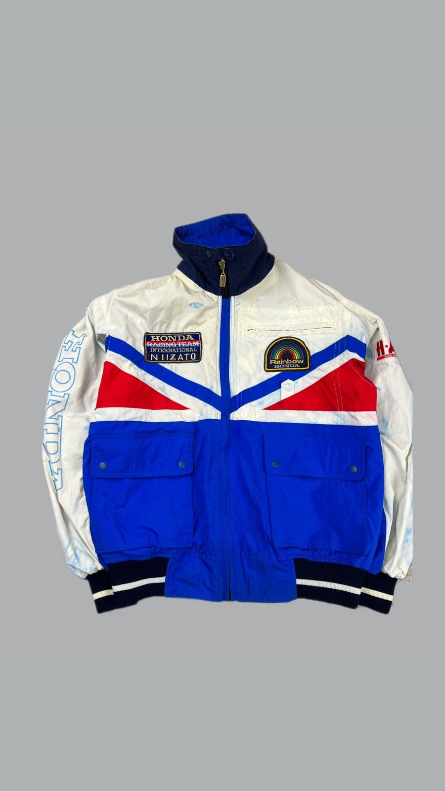 Honda × NASCAR •Free shipping• Vintage Honda Racing Jacket F1 Size US M / EU 48-50 / 2 - 1 Thumbnail