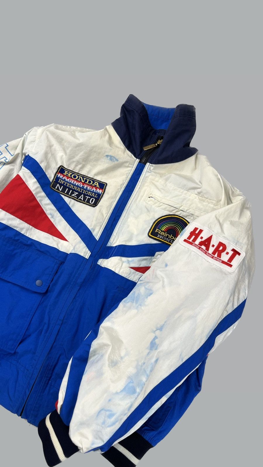 Honda × NASCAR •Free shipping• Vintage Honda Racing Jacket F1 Size US M / EU 48-50 / 2 - 5 Thumbnail