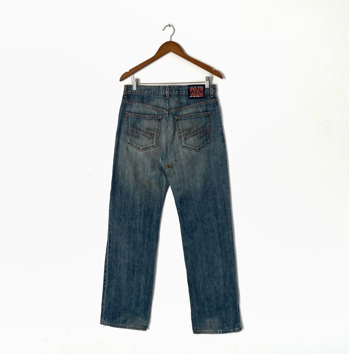 image of W Lt x W Lt Walter Van Beirendonck W&lt Jeans in Blue Jeans, Men's (Size 32)