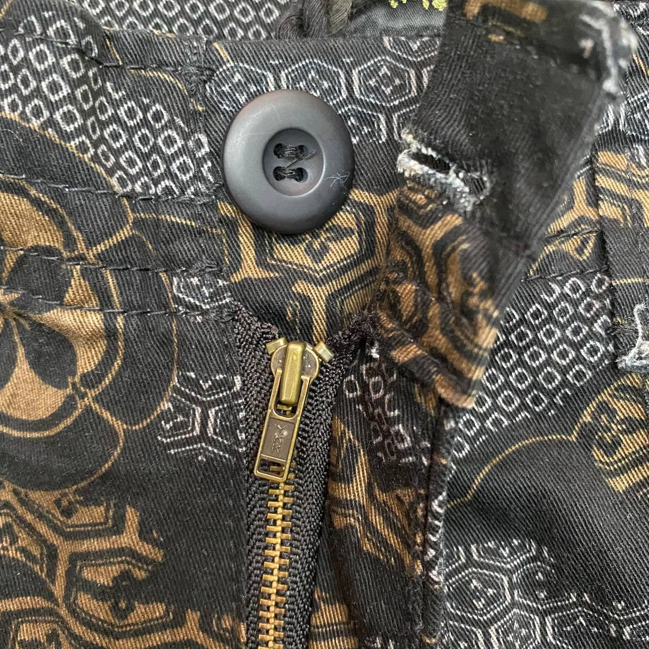Japanese Brand X342 JAPAN ART SAKURA TRADITIONAL SUKAJAN CARGO PANTS Size US 32 / EU 48 - 6 Thumbnail