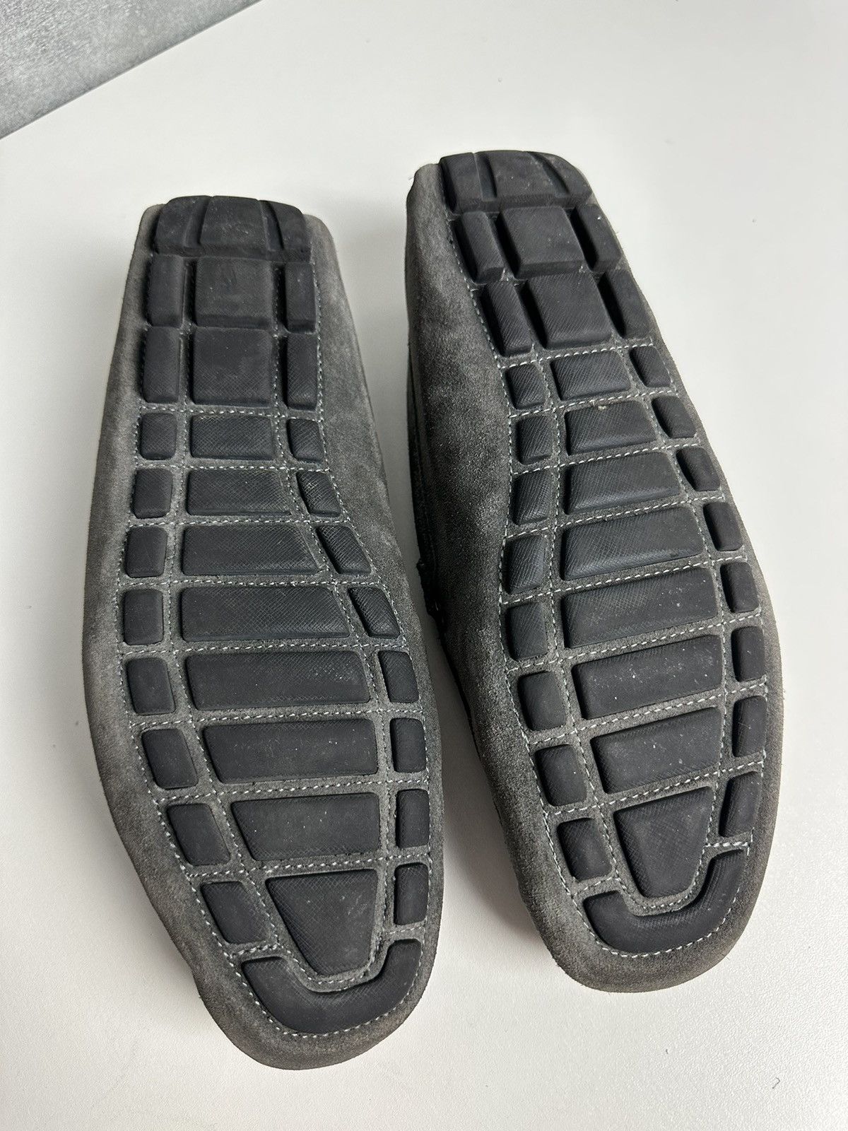 Balmain Balmain Paris Suede Grey Men’s Moccasin Shoes Size US 11 / EU 44 - 10 Thumbnail