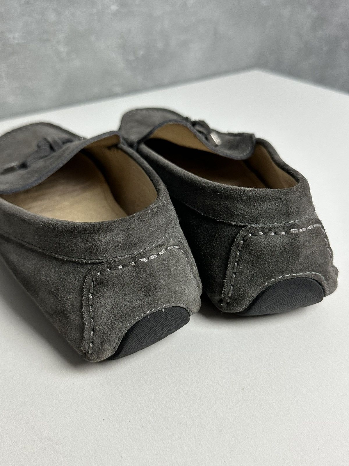 Balmain Balmain Paris Suede Grey Men’s Moccasin Shoes Size US 11 / EU 44 - 12 Thumbnail