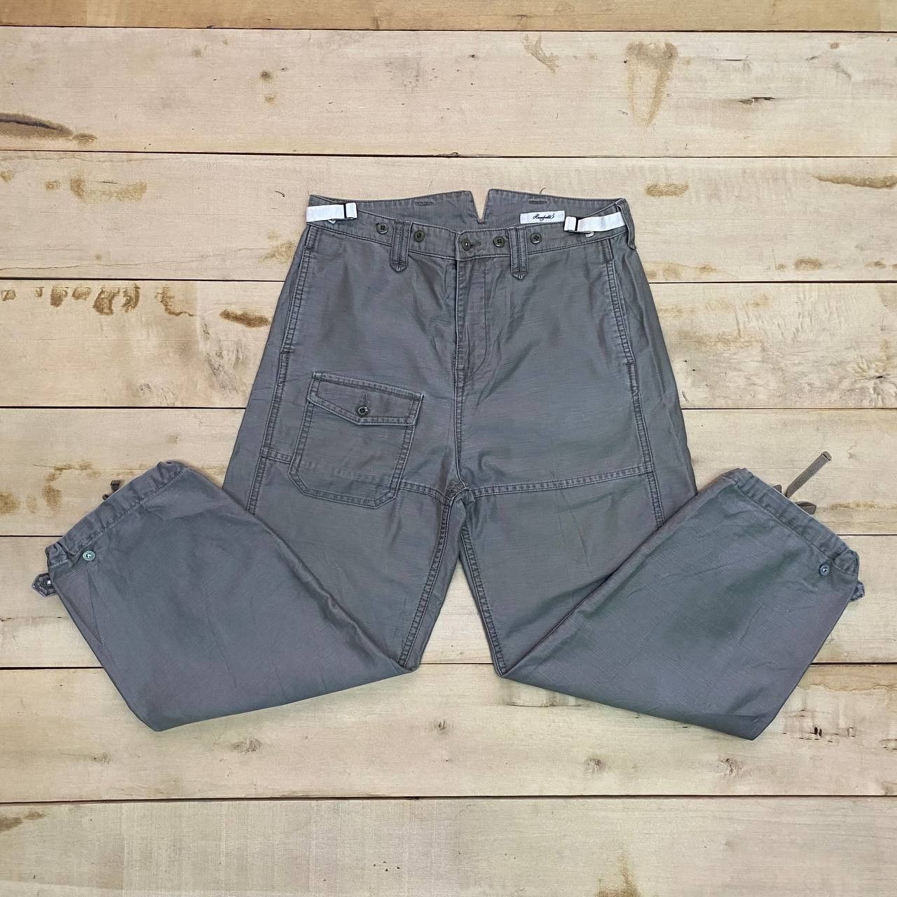 Japanese Brand X345 VTG JAPAN TACTICAL PARACHUTE PANTS Size US 30 / EU 46 - 3 Thumbnail