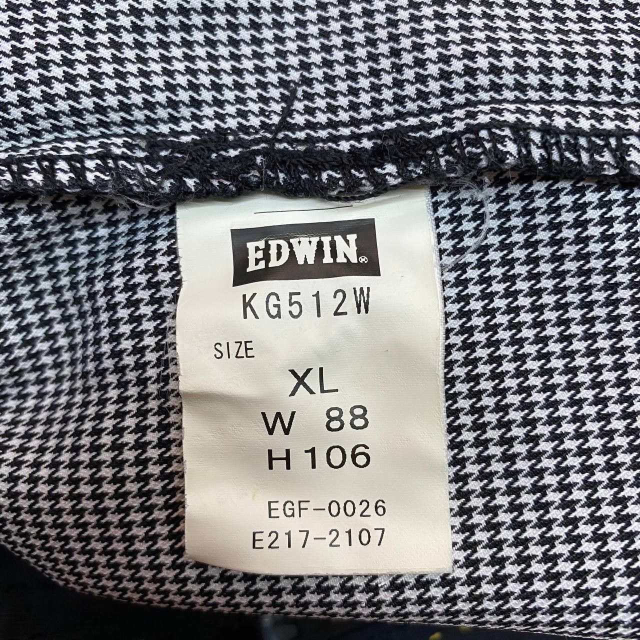 Edwin × Japanese Brand X346 EDWIN X GOLF HOUNDSTOOTH CARGO PANTS Size US 36 / EU 52 - 6 Thumbnail
