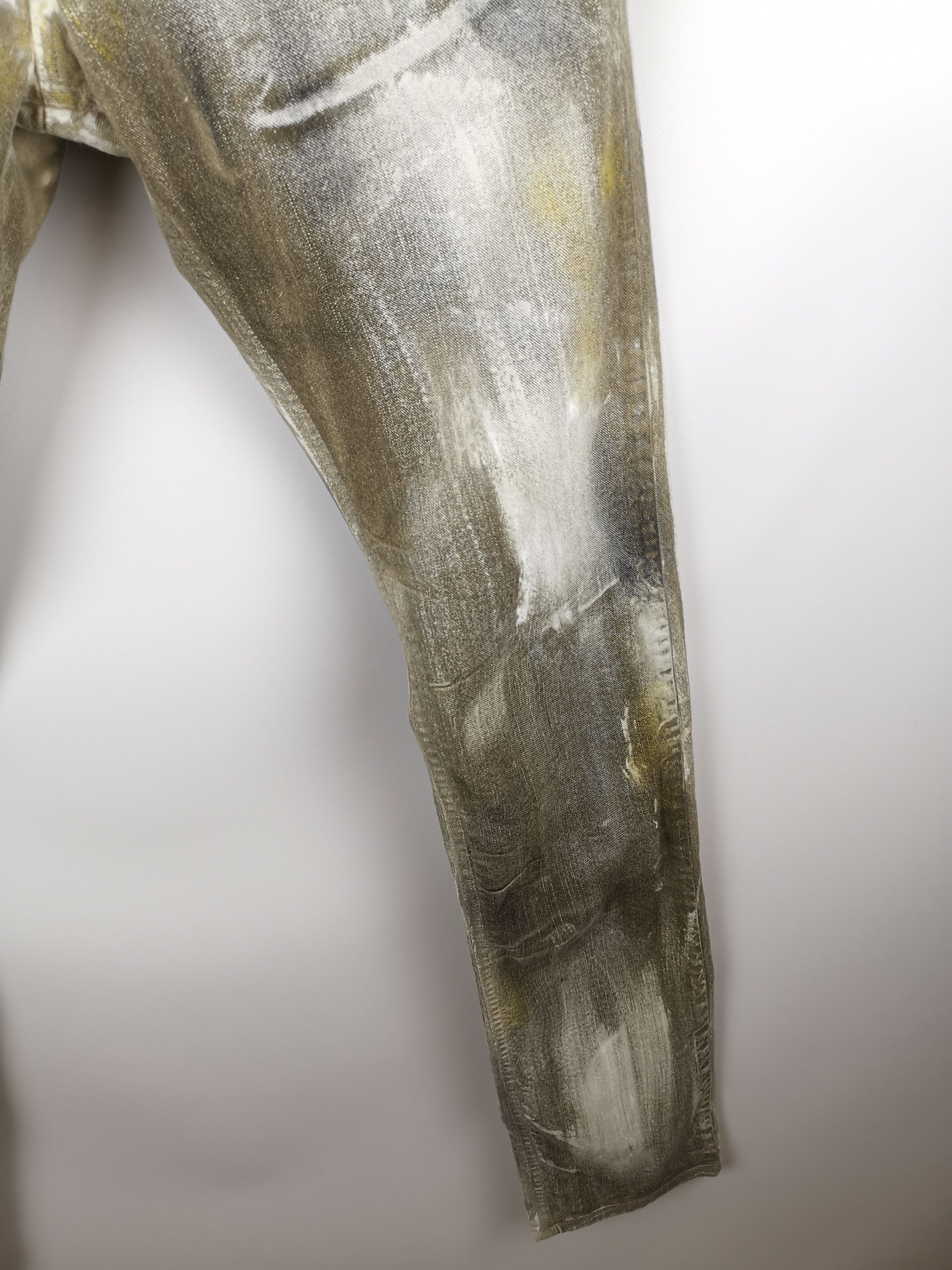 Just Cavalli Just Cavalli Multicolor hand painted distressed denim Jeans Size US 33 - 9 Thumbnail