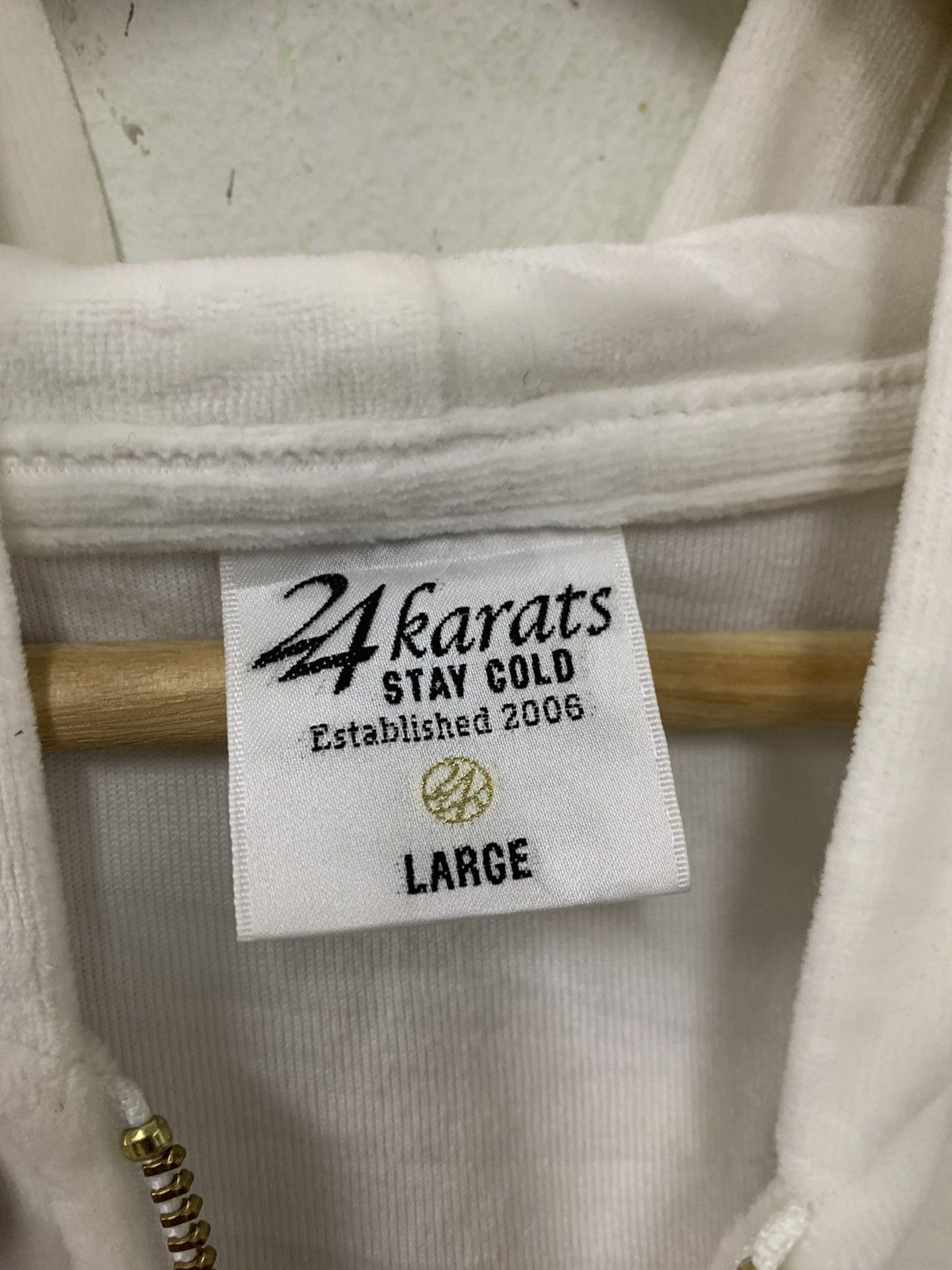 Japanese Brand 24 Karats Exile Tower Of Wish Zipper Hoodie Suede Big Logo Size US M / EU 48-50 / 2 - 6 Thumbnail