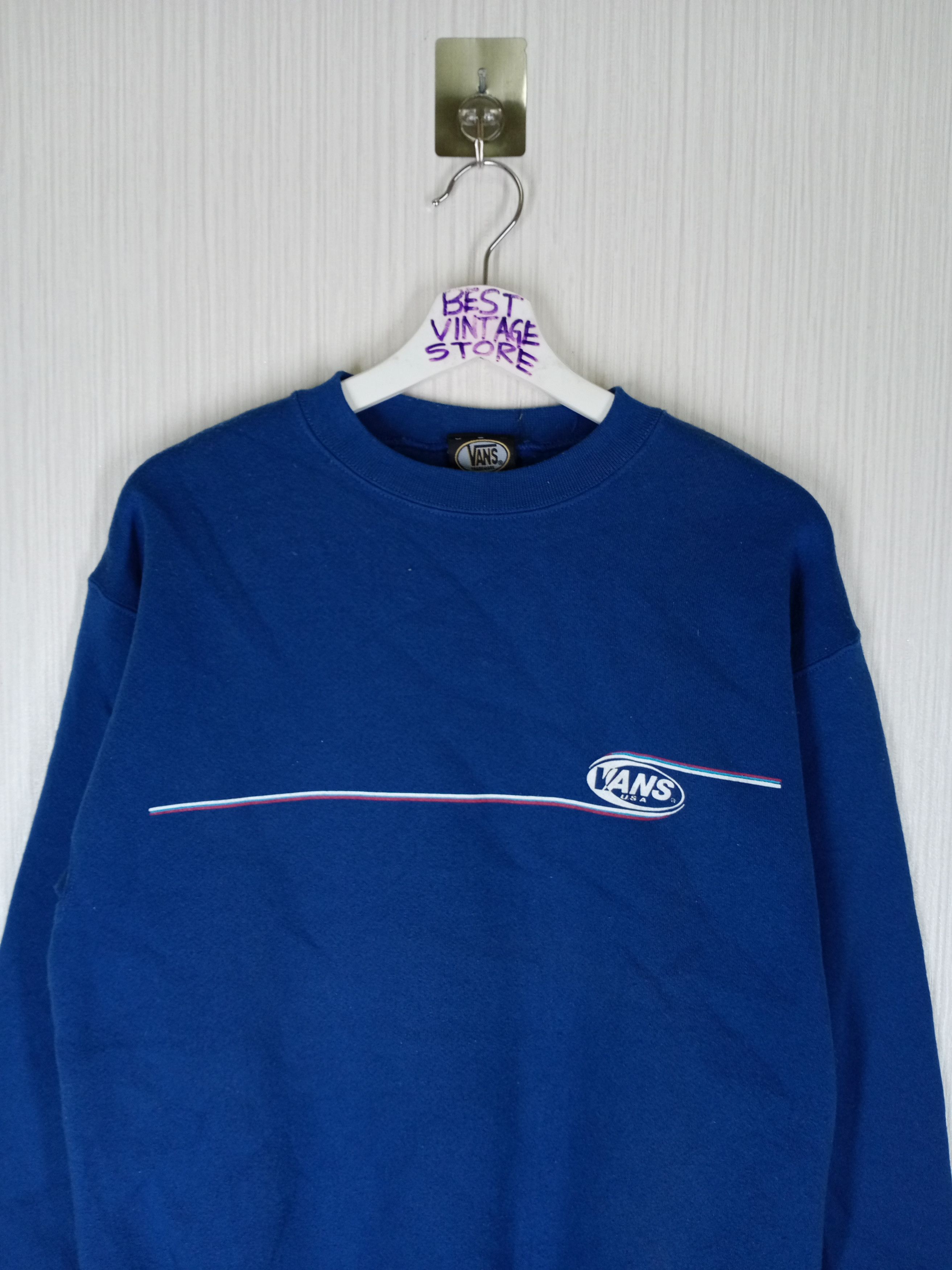 Vans Vintage 90s Vans Small Logo Sweatshirt Size US M / EU 48-50 / 2 - 2 Thumbnail