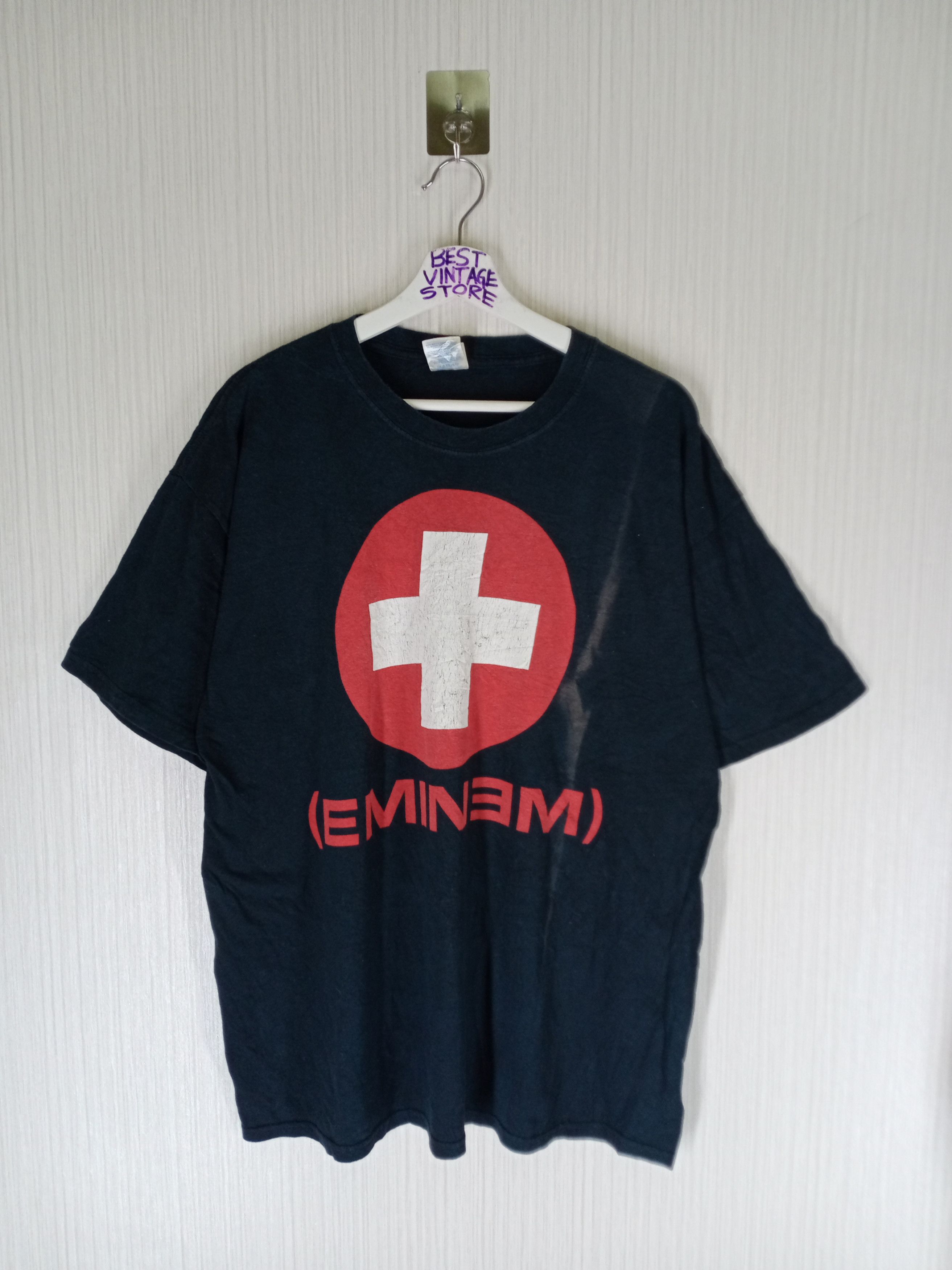 Eminem Rare Vintage Eminem T Shirt Hip Hop Size US XL / EU 56 / 4 - 1 Thumbnail