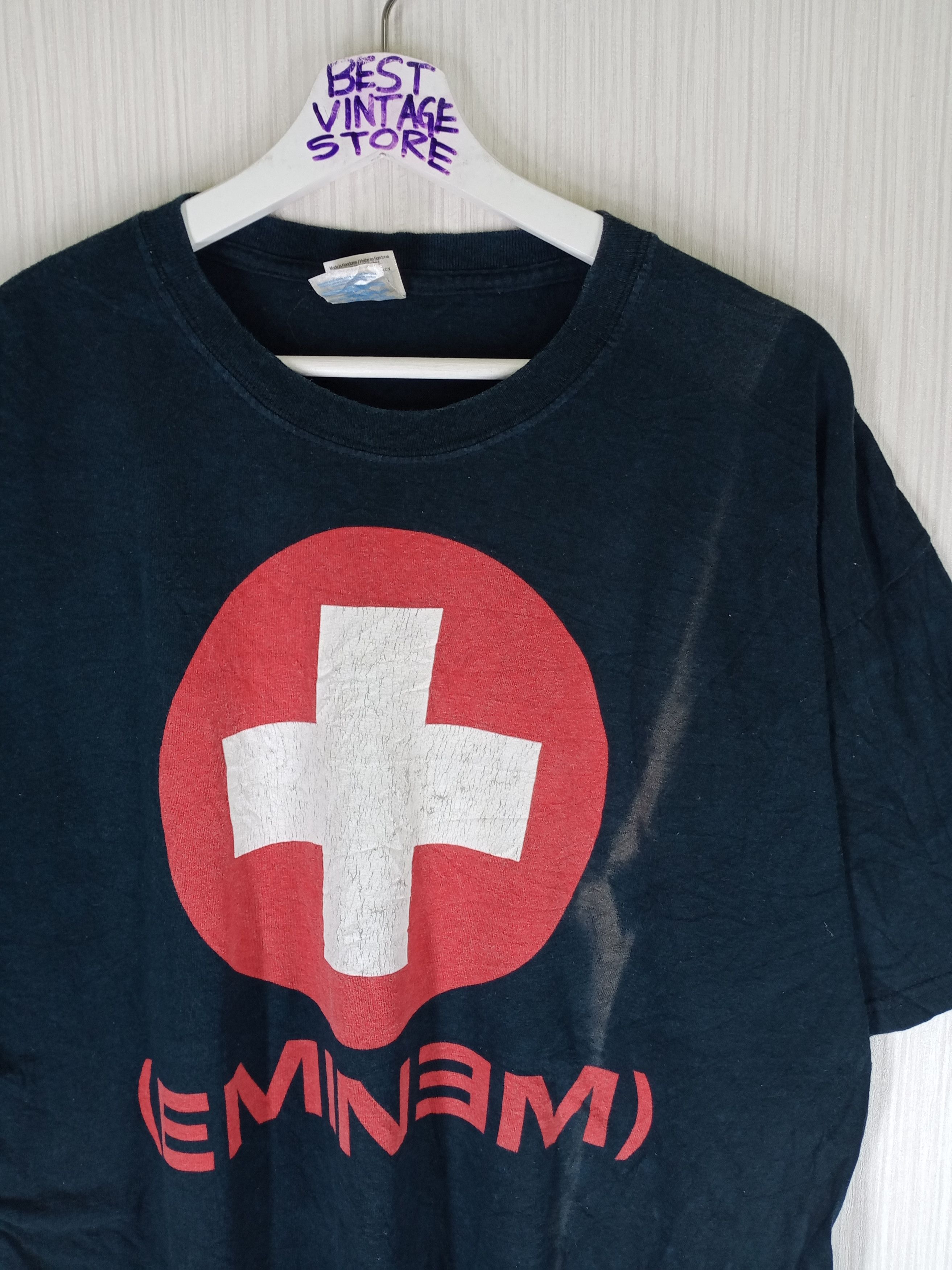 Eminem Rare Vintage Eminem T Shirt Hip Hop Size US XL / EU 56 / 4 - 2 Thumbnail