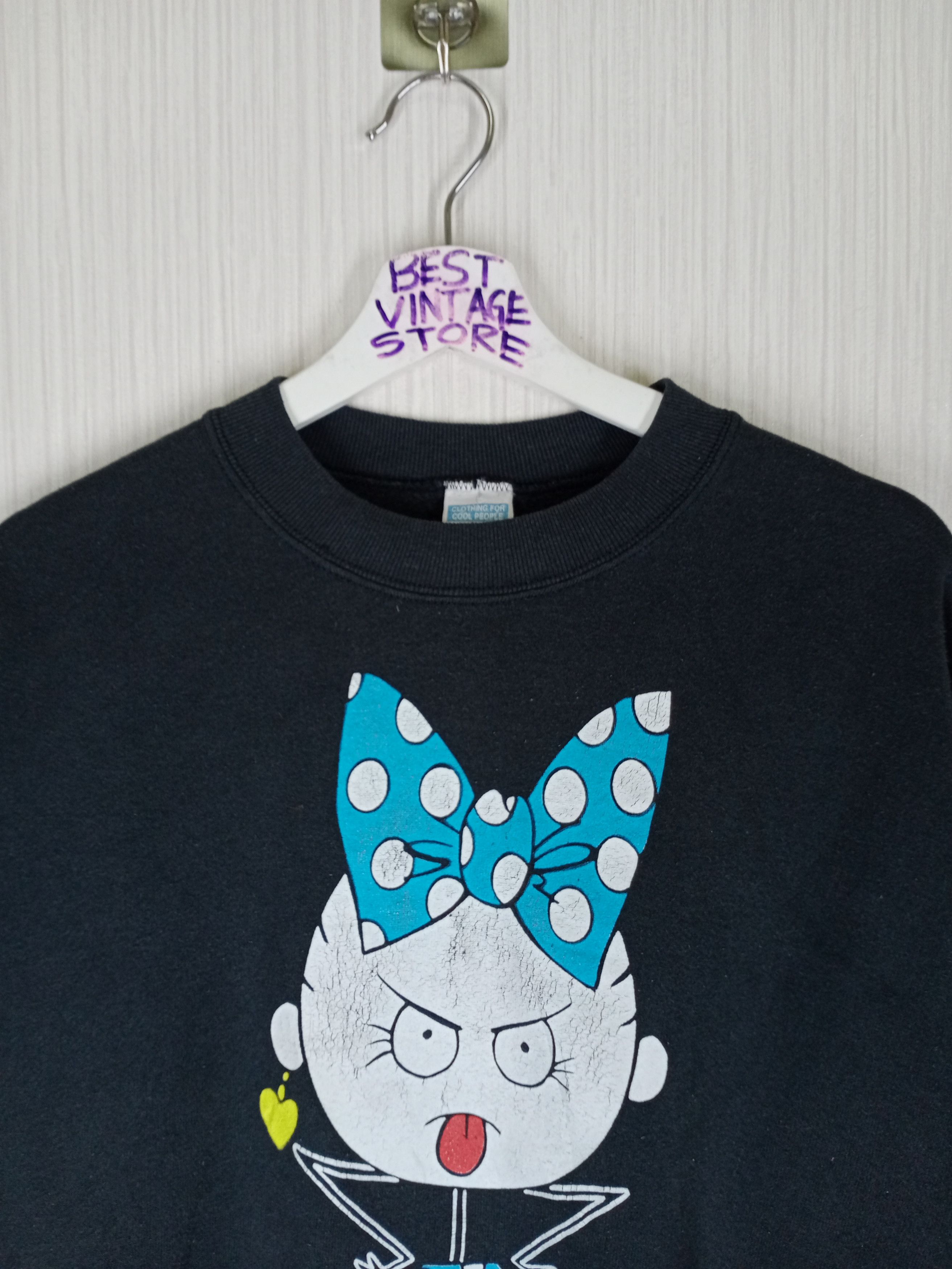 Cartoon Network 90s Vintage Brat Anime Grunge Motive Sweatshirt Size US XL / EU 56 / 4 - 3 Thumbnail