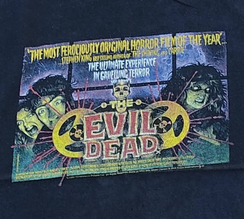 Vintage vintage tee Evil Dead movie promo ( A 21 ) Size US L / EU 52-54 / 3 - 2 Thumbnail
