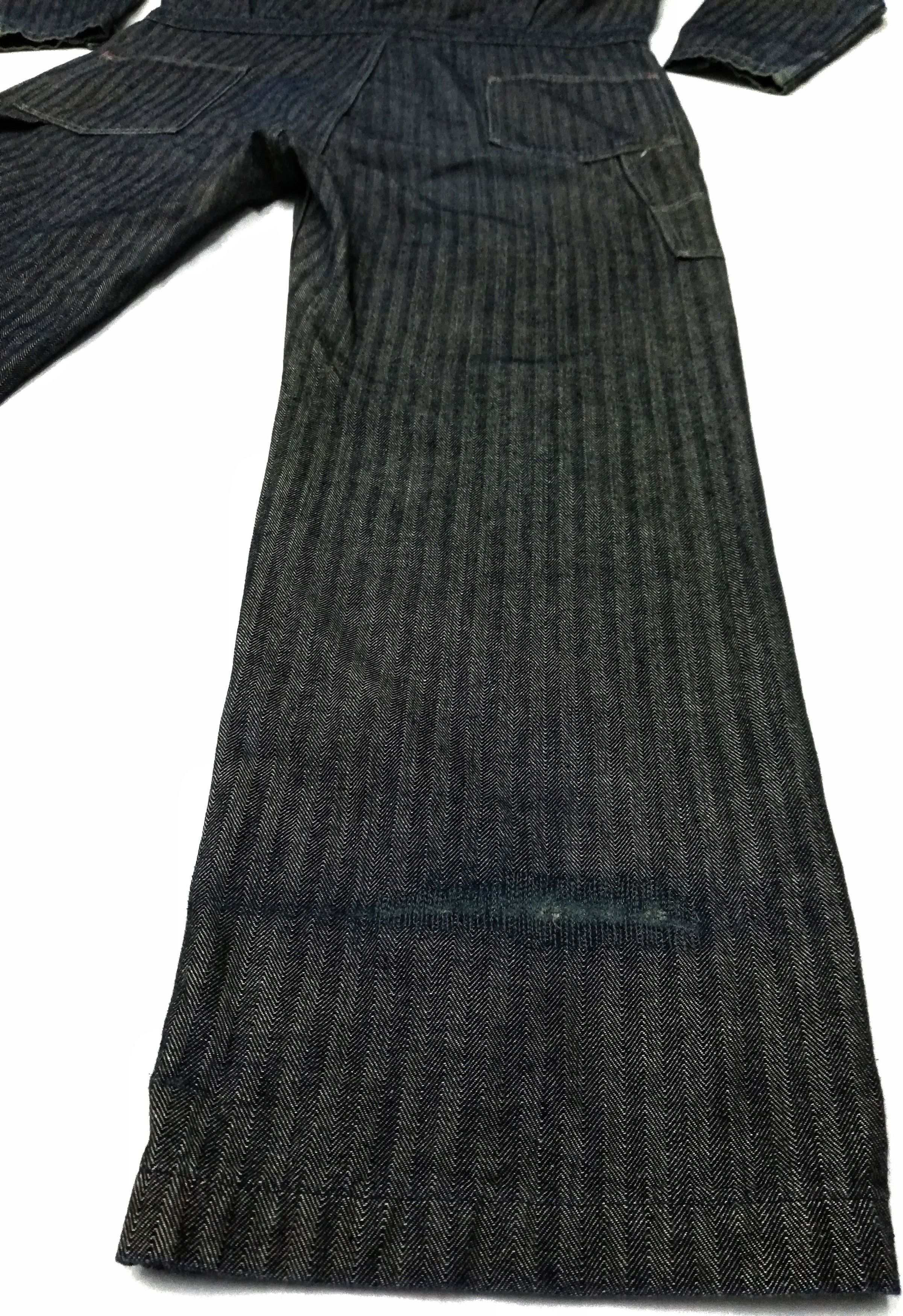 Hysteric Glamour 🔥SUPER RARE OG HG Herringbone Striped Coverall Jumpsuits Size US 34 / EU 50 - 14 Thumbnail
