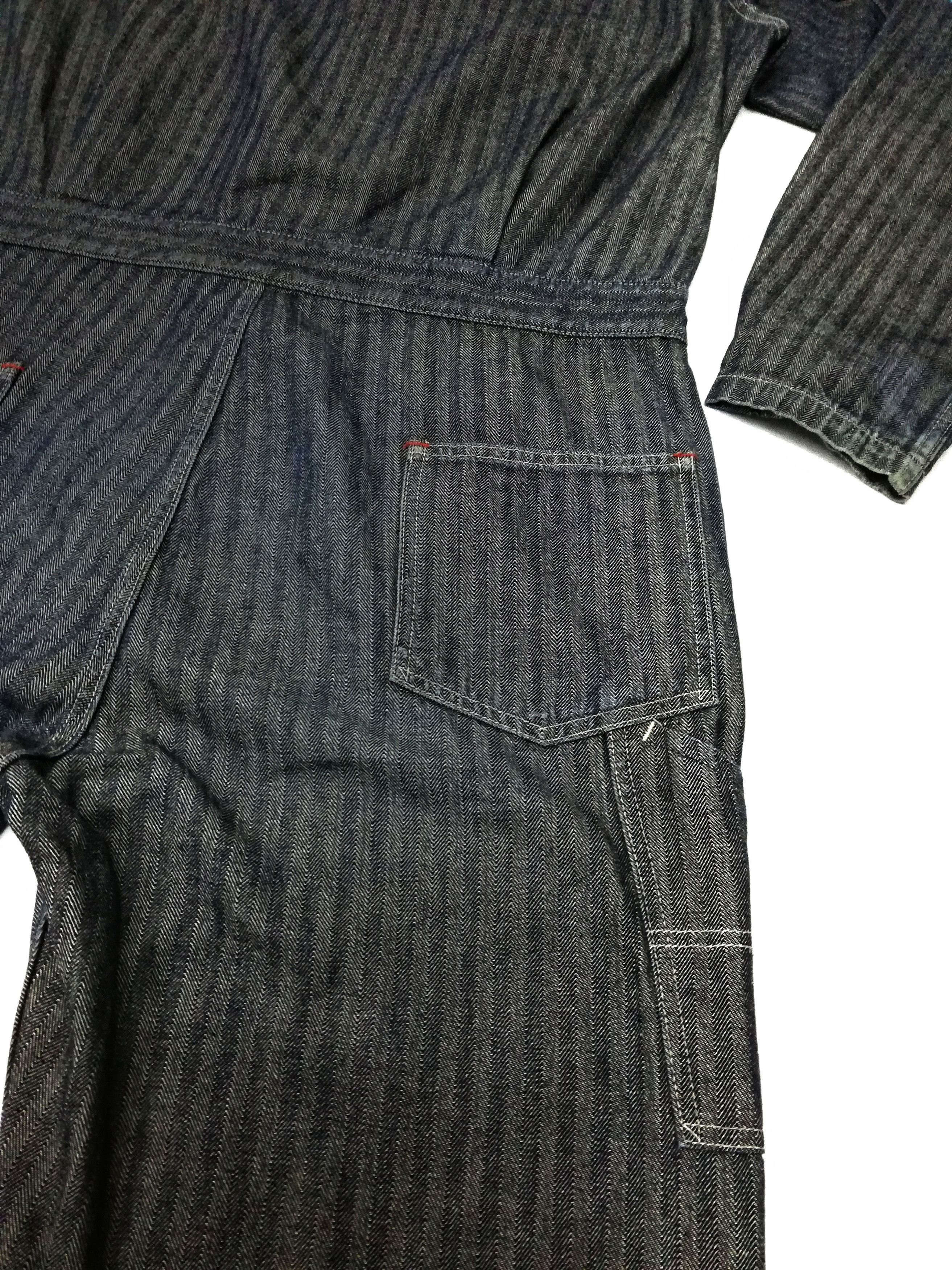 Hysteric Glamour 🔥SUPER RARE OG HG Herringbone Striped Coverall Jumpsuits Size US 34 / EU 50 - 15 Thumbnail
