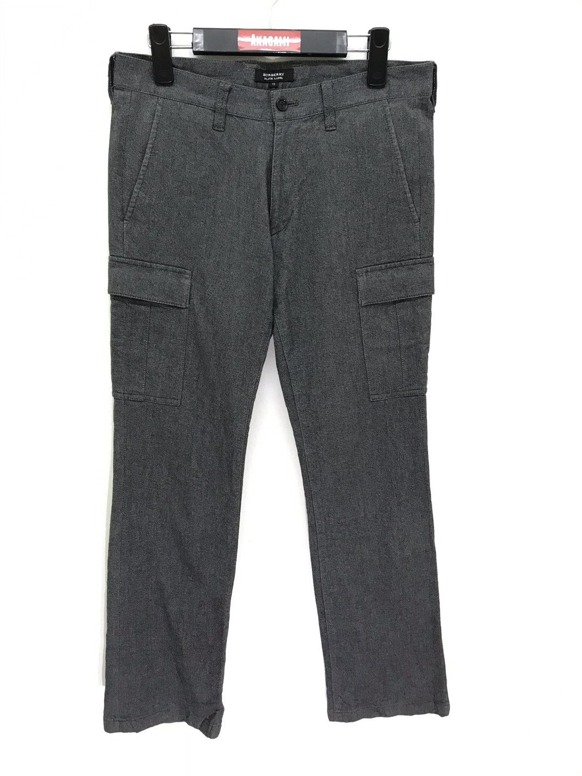Burberry 🐎Burberry Black Label Cargo Pant Grey Stretchable Slim Size US 30 / EU 46 - 4 Thumbnail