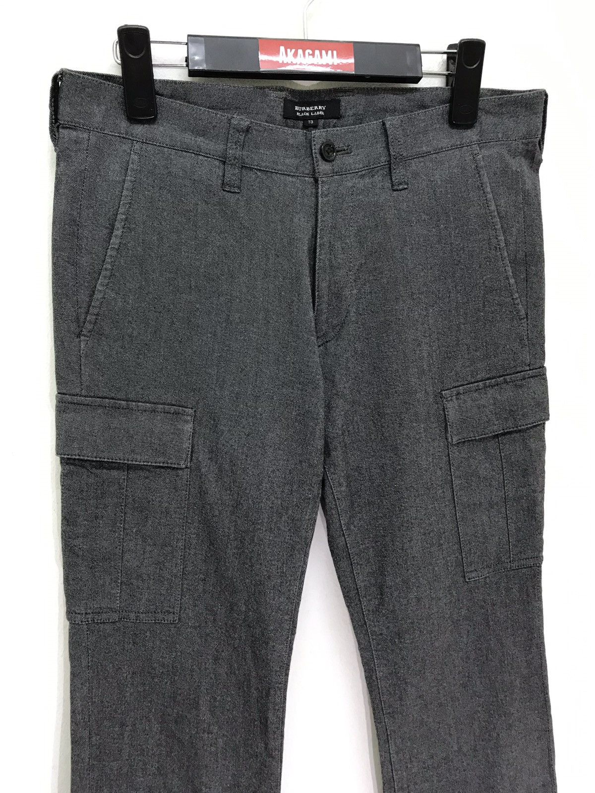 Burberry 🐎Burberry Black Label Cargo Pant Grey Stretchable Slim Size US 30 / EU 46 - 6 Thumbnail
