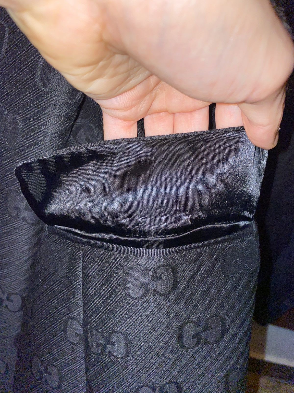 Gucci Gucci GG Black Monogram Blazer Size 48R - 15 Thumbnail