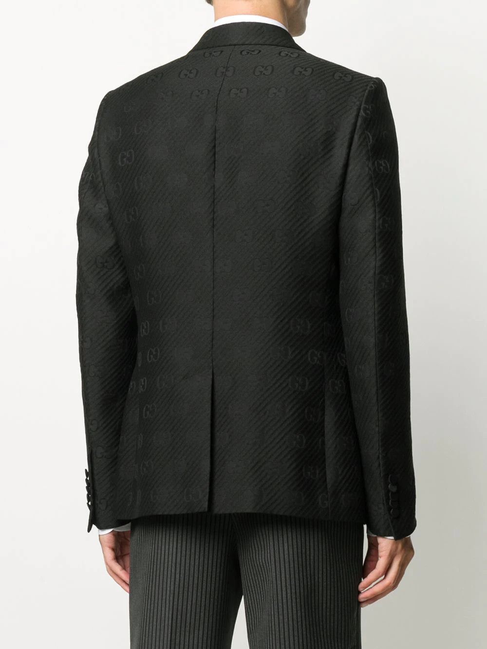 Gucci Gucci GG Black Monogram Blazer Size 48R - 6 Thumbnail