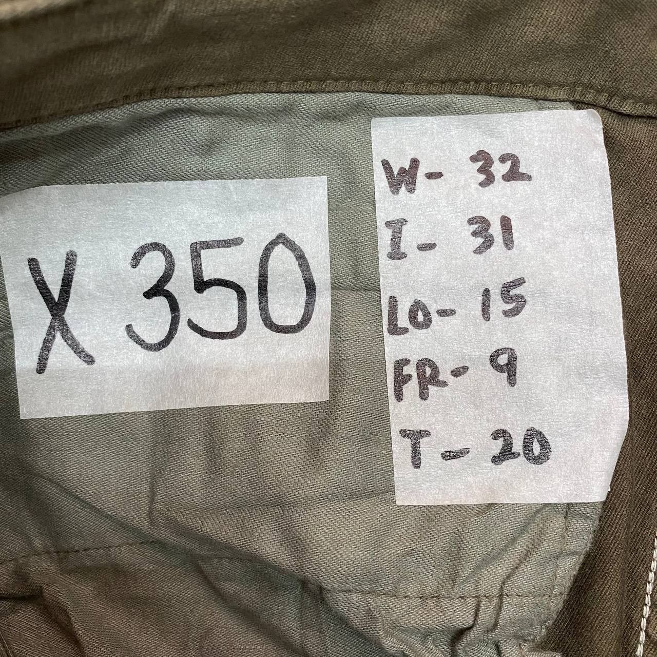 HOLLYWOOD RANCH MARKET × Japanese Brand X350 H.R MARKET JAPAN CARGO PANTS Size US 32 / EU 48 - 7 Thumbnail