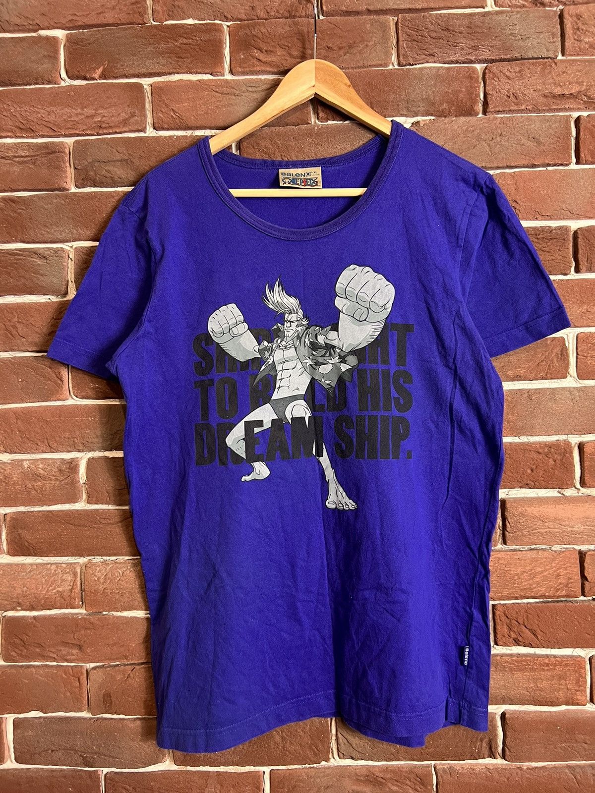 Anime One Piece Vintage Anime Tee Y2k Rare Print Japanese Movie Size US L / EU 52-54 / 3 - 1 Thumbnail