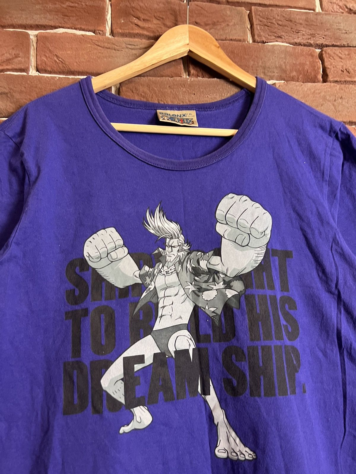 Anime One Piece Vintage Anime Tee Y2k Rare Print Japanese Movie Size US L / EU 52-54 / 3 - 2 Thumbnail