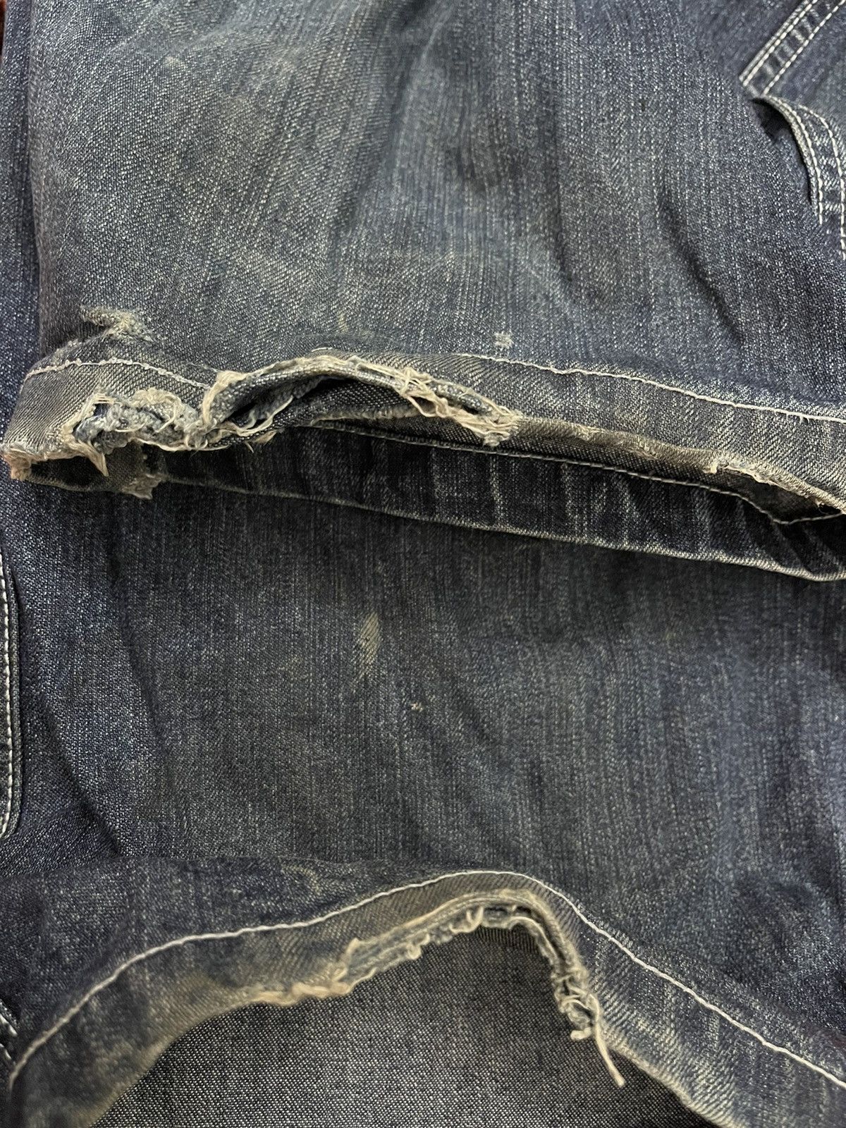 Kapital × Marithe + Francois Girbaud × Vintage Vintage SAMPLE Girbaud Super Baggy Y2K Utility Jeans Size US 34 / EU 50 - 5 Thumbnail