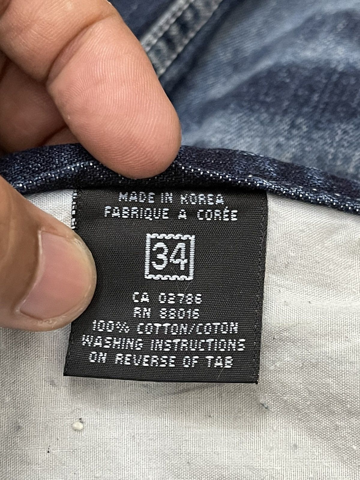 Kapital × Marithe + Francois Girbaud × Vintage Vintage SAMPLE Girbaud Super Baggy Y2K Utility Jeans Size US 34 / EU 50 - 8 Thumbnail