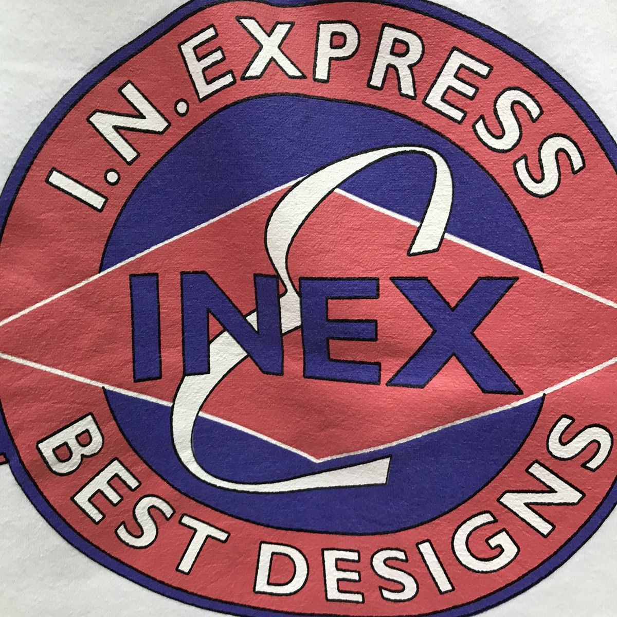 Japanese Brand × Vintage Vintage I.N.EXPRESS Sweatshirt Crewneck Nobuo Ikeda Inex Size US M / EU 48-50 / 2 - 5 Thumbnail