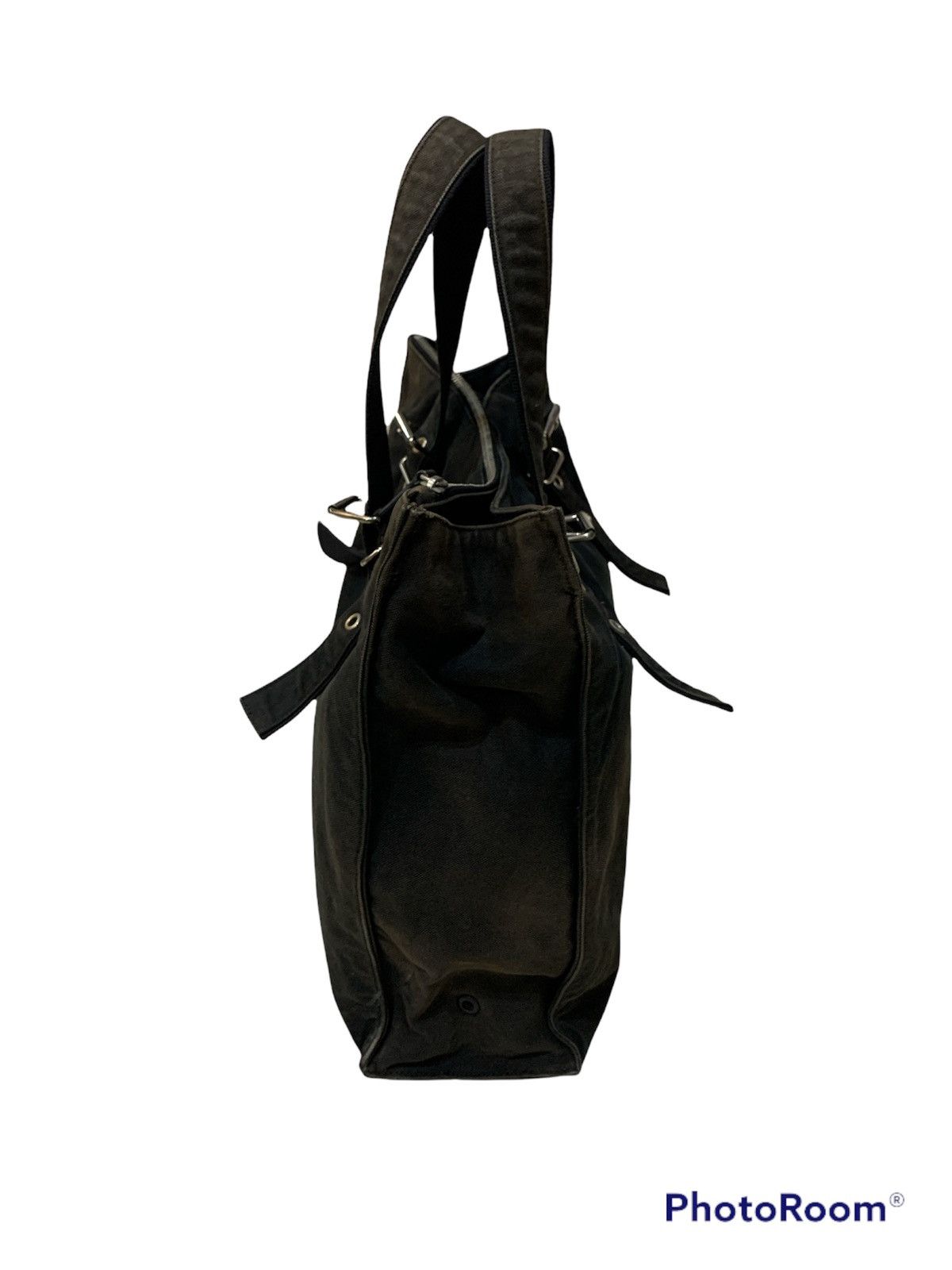 Jil Sander × Vintage SUN FADED JIL SANDER FABRIC TOTE BAG Size ONE SIZE - 4 Thumbnail