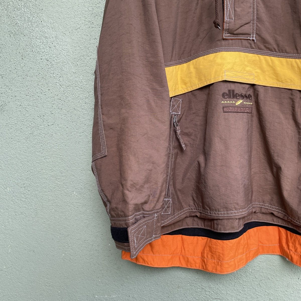 Ellesse × Goldwin Vintage Ellesse Multi Adventure Gear Hooded Jacket Size US XXL / EU 58 / 5 - 4 Thumbnail