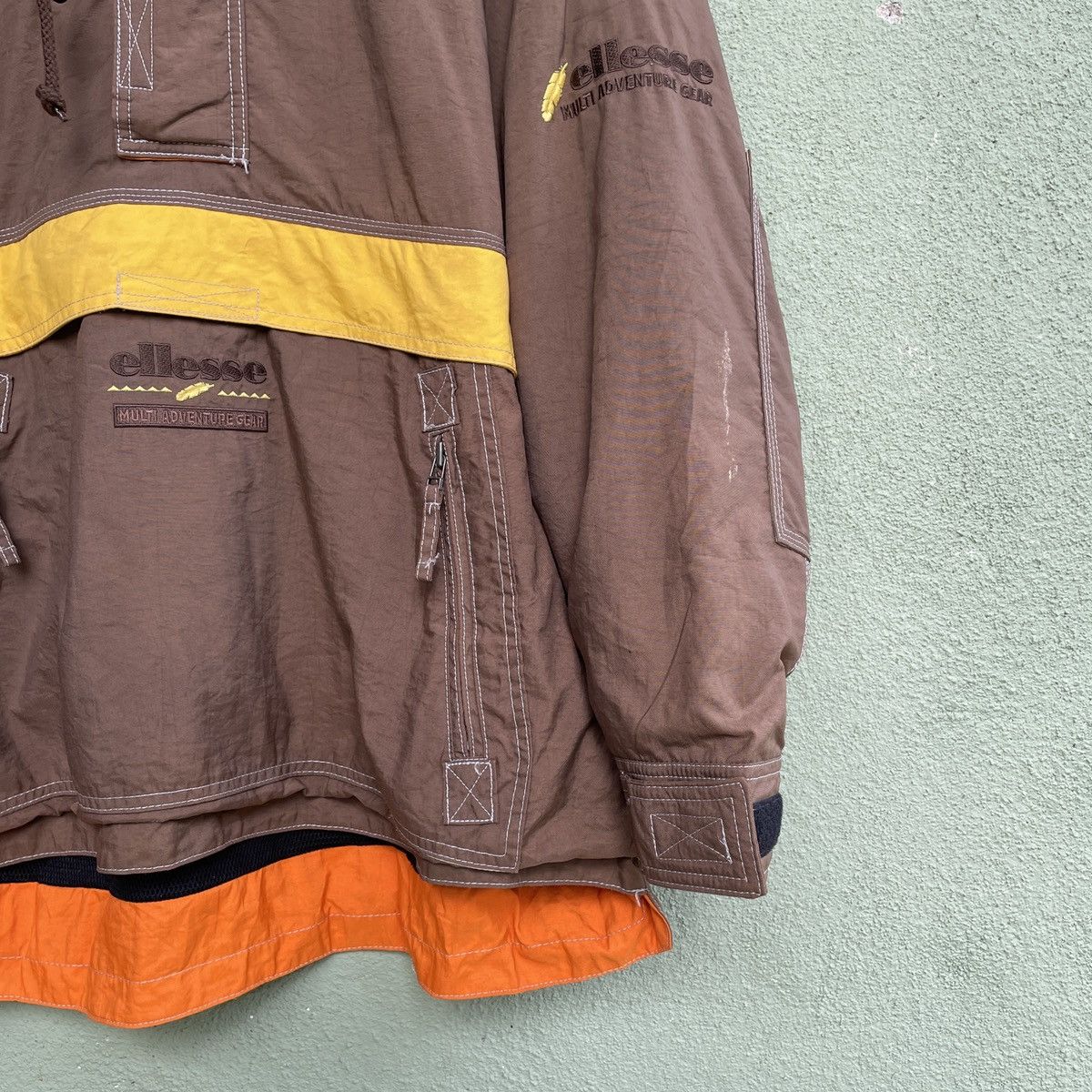 Ellesse × Goldwin Vintage Ellesse Multi Adventure Gear Hooded Jacket Size US XXL / EU 58 / 5 - 5 Thumbnail