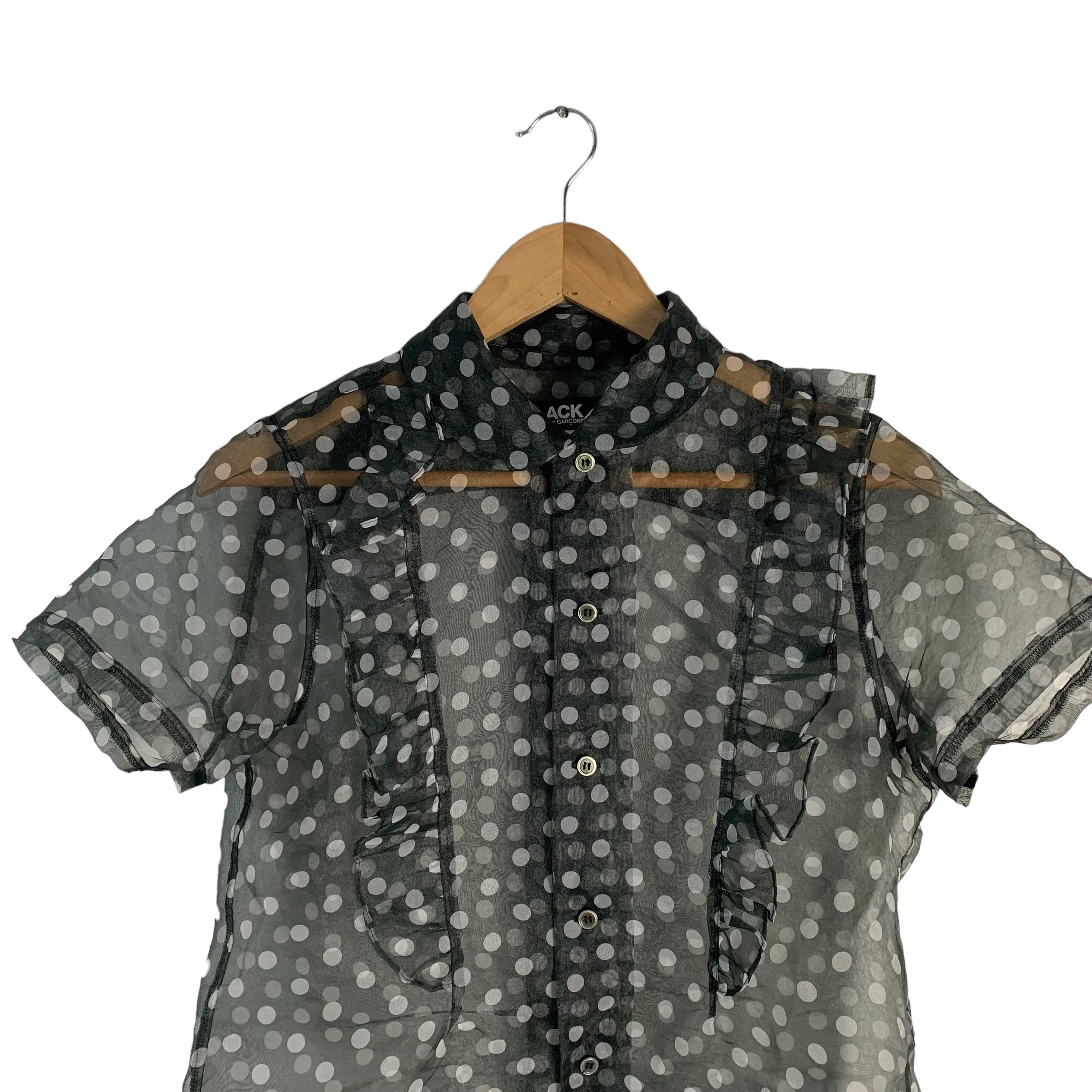Comme des Garcons Black Comme Des Garcons Transparent See Through Blouse Size S / US 4 / IT 40 - 5 Thumbnail