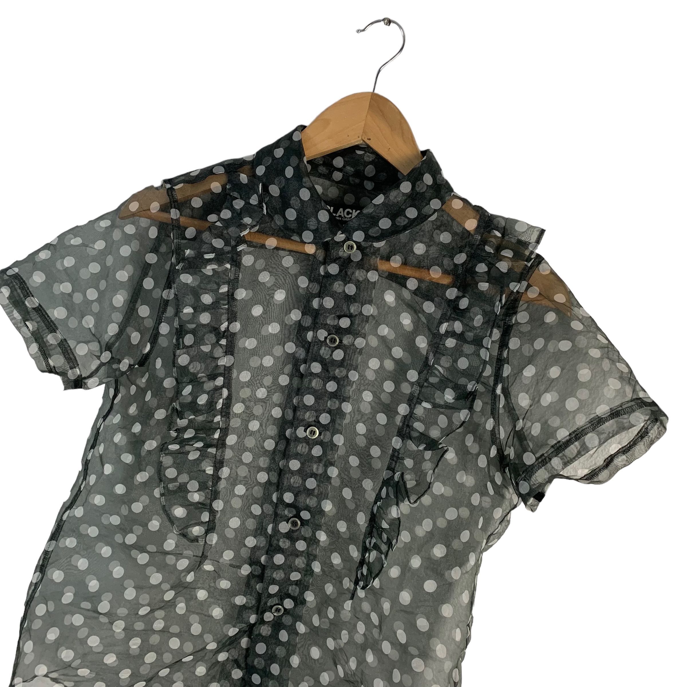 Comme des Garcons Black Comme Des Garcons Transparent See Through Blouse Size S / US 4 / IT 40 - 4 Thumbnail