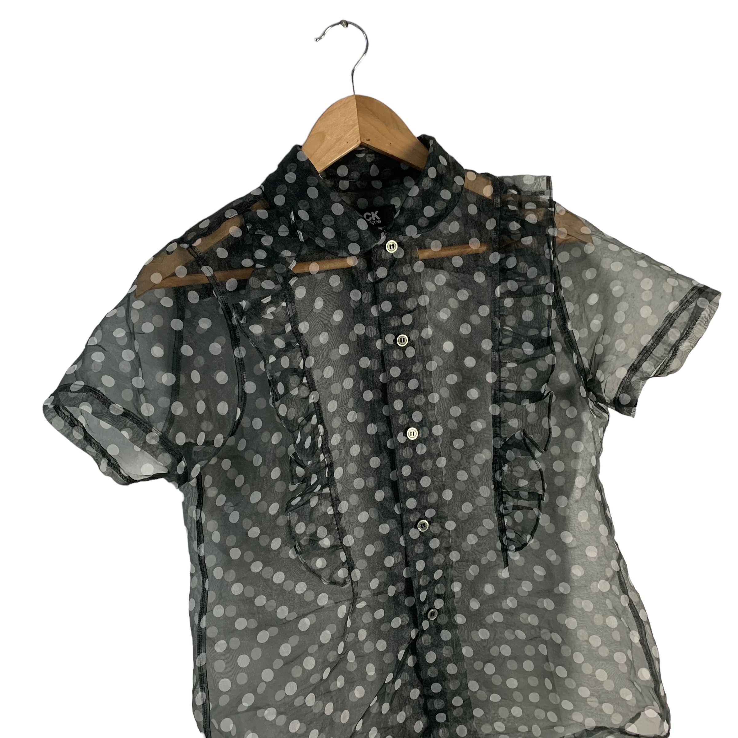 Comme des Garcons Black Comme Des Garcons Transparent See Through Blouse Size S / US 4 / IT 40 - 3 Thumbnail
