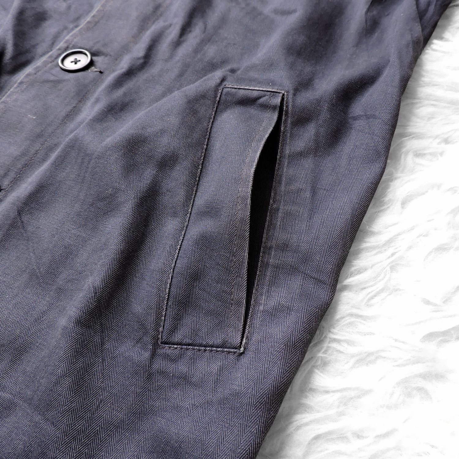 If Six Was Nine × Vetra × Vintage Vetra Le Lude France Herringbone Long Coat Size US M / EU 48-50 / 2 - 7 Thumbnail