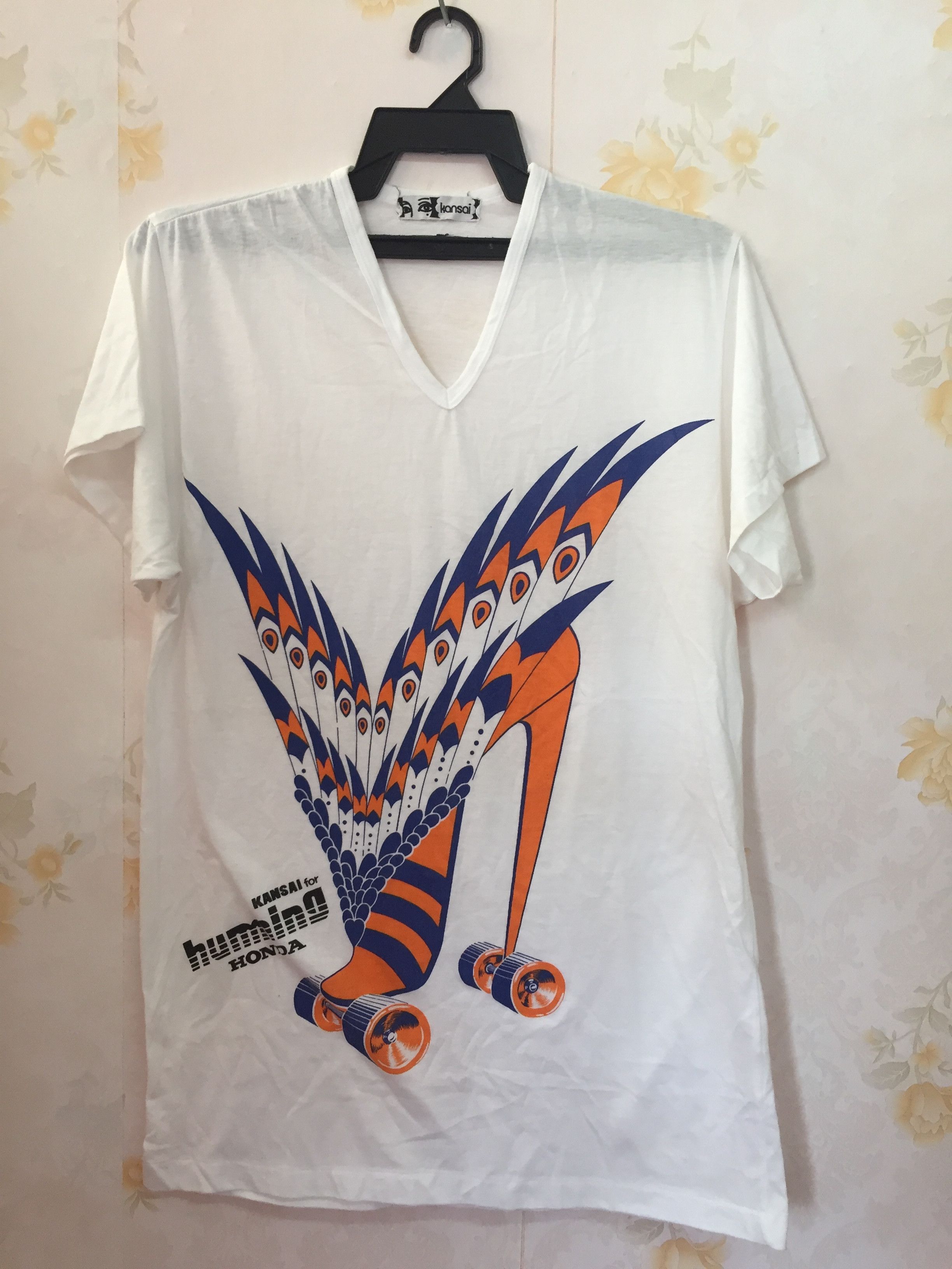 Kansai Yamamoto VTG KANSAI YAMAMOTO X HUMMING HONDA DESIGN ART SUKAJAN Size US M / EU 48-50 / 2 - 1 Thumbnail