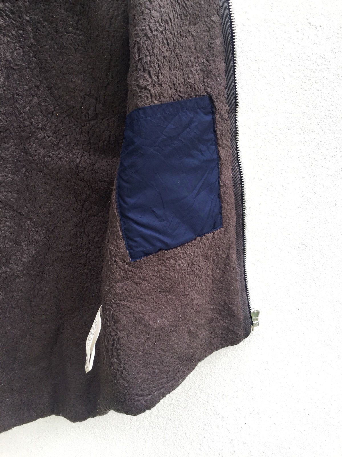 Sacai FW09 Sacai Indigo Denim Wool Fur Lining Patchwork Bomber Size US M / EU 48-50 / 2 - 8 Thumbnail
