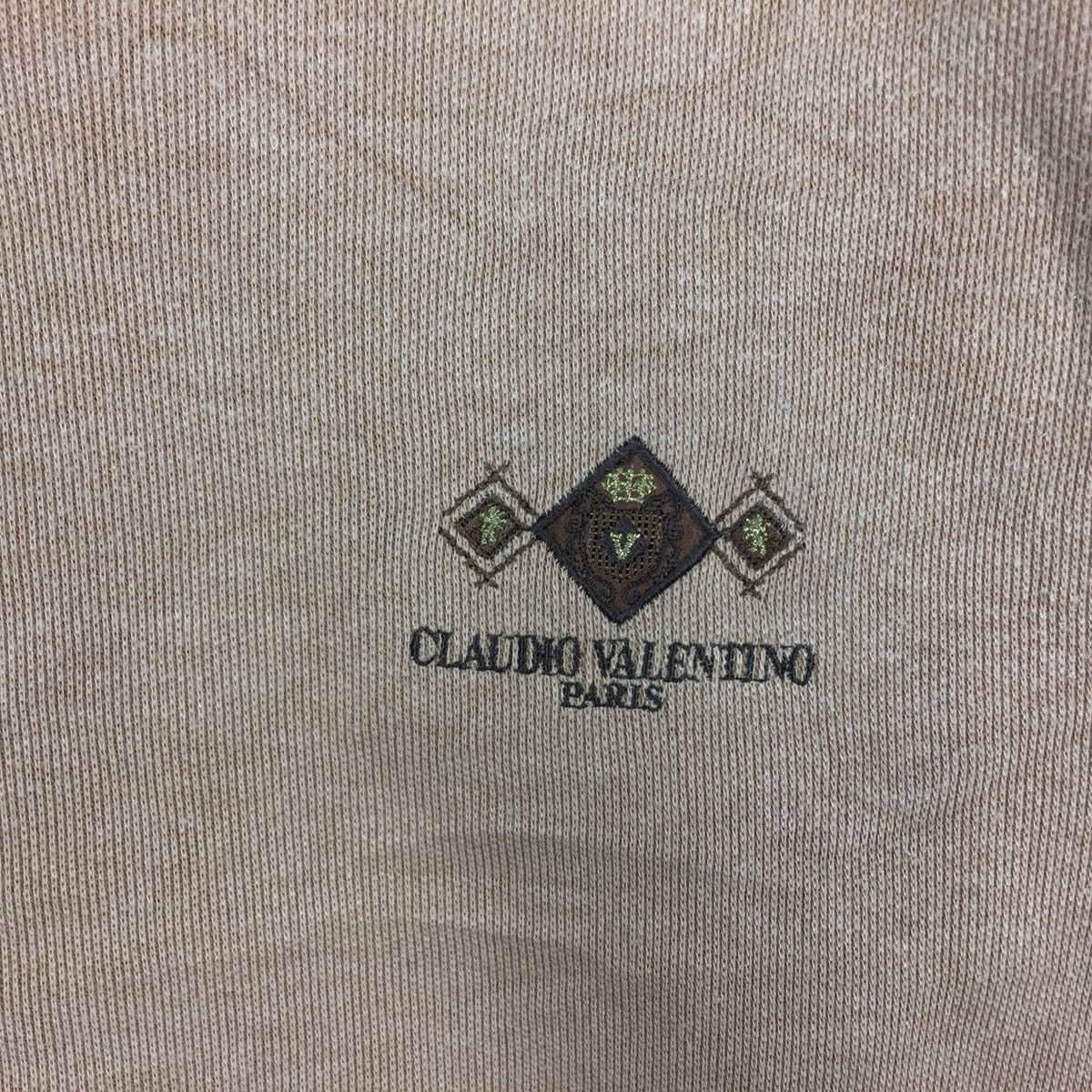 Vintage CLAUDIO VALENTINO PARIS SWEATSHIRT Size US M / EU 48-50 / 2 - 2 Thumbnail