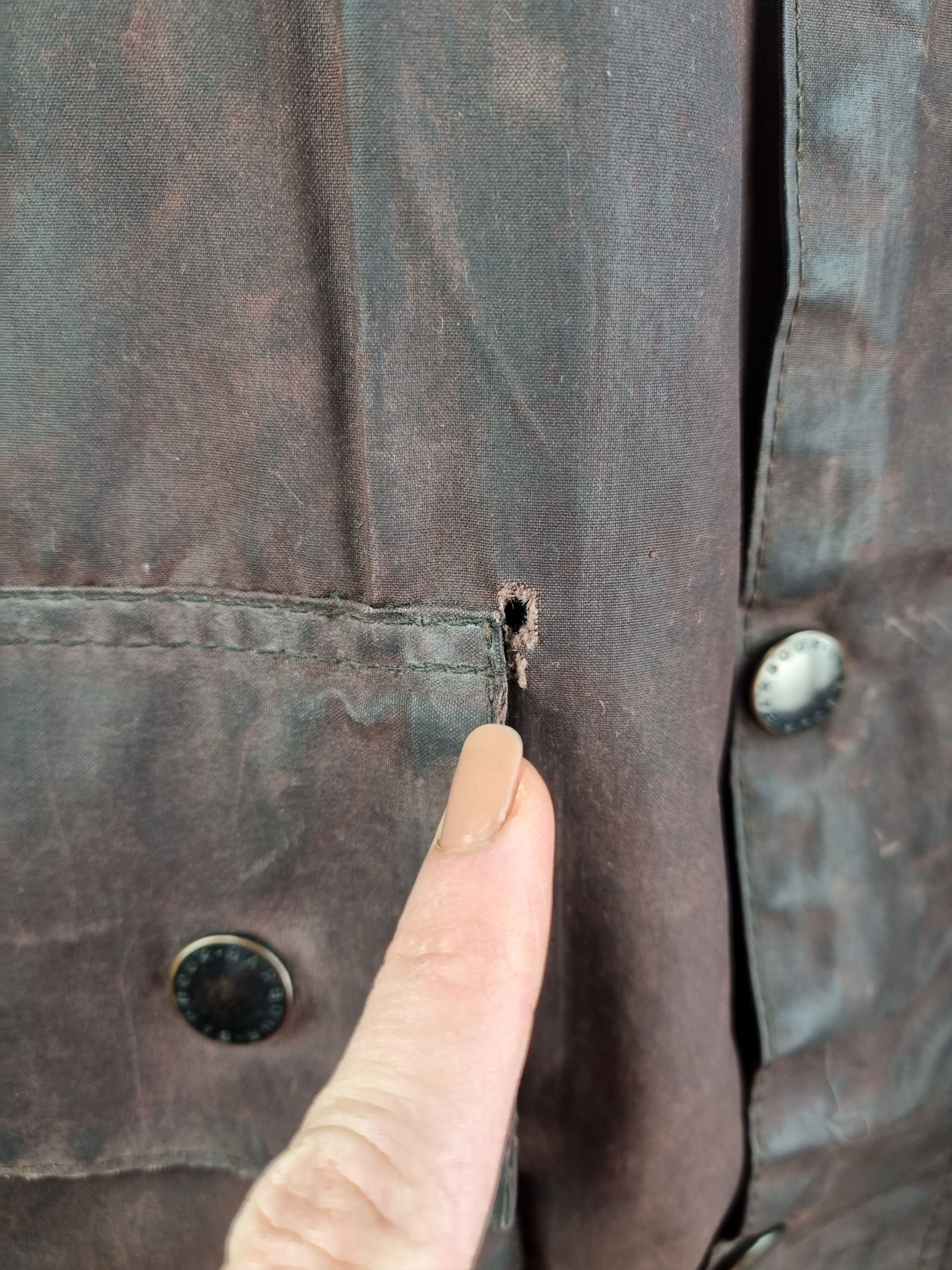 Barbour × Vintage 90s Waxed Purple Haze Barbour Beaufort Parka England Jacket Size US L / EU 52-54 / 3 - 22 Thumbnail