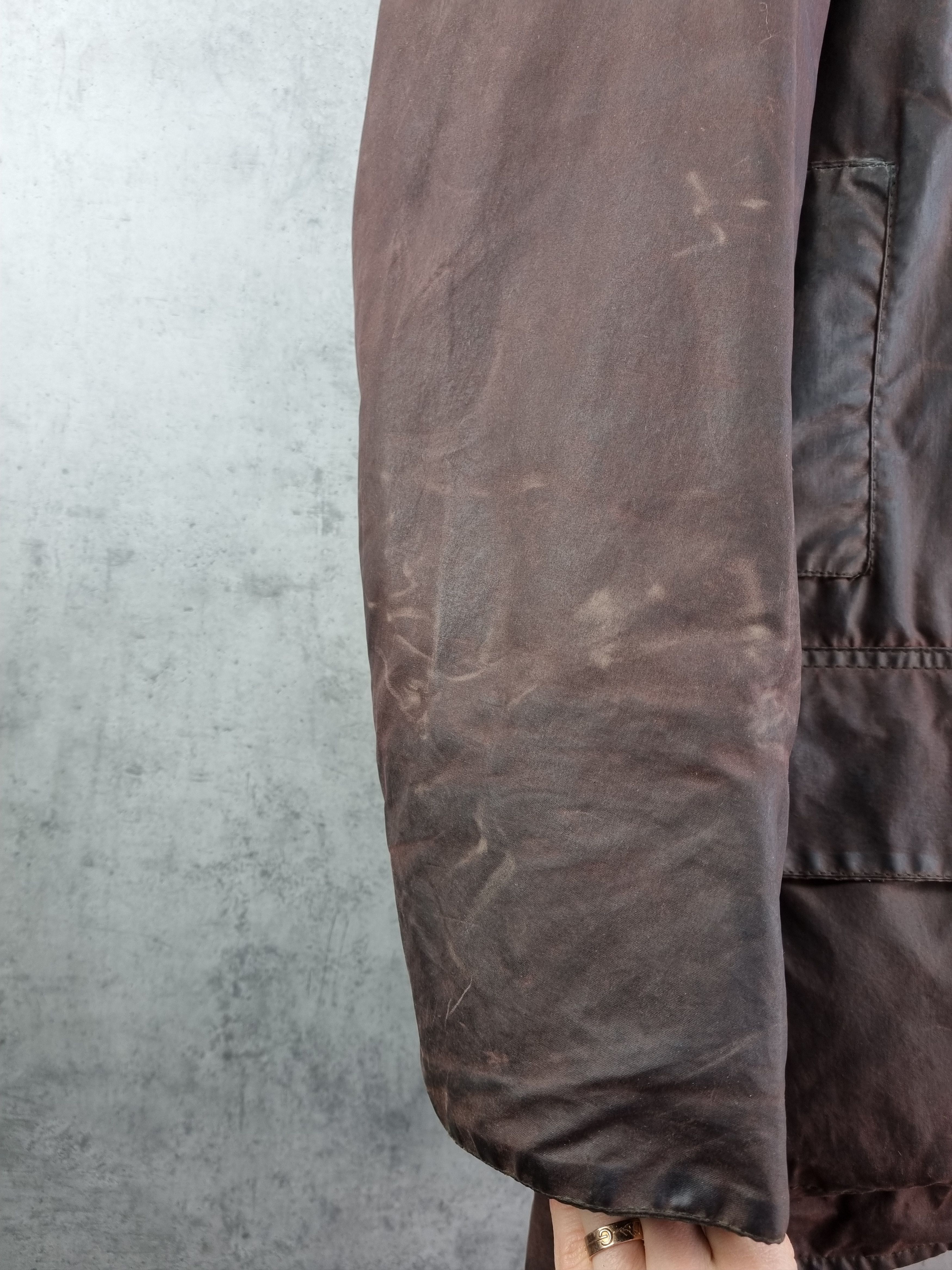 Barbour × Vintage 90s Waxed Purple Haze Barbour Beaufort Parka England Jacket Size US L / EU 52-54 / 3 - 18 Thumbnail