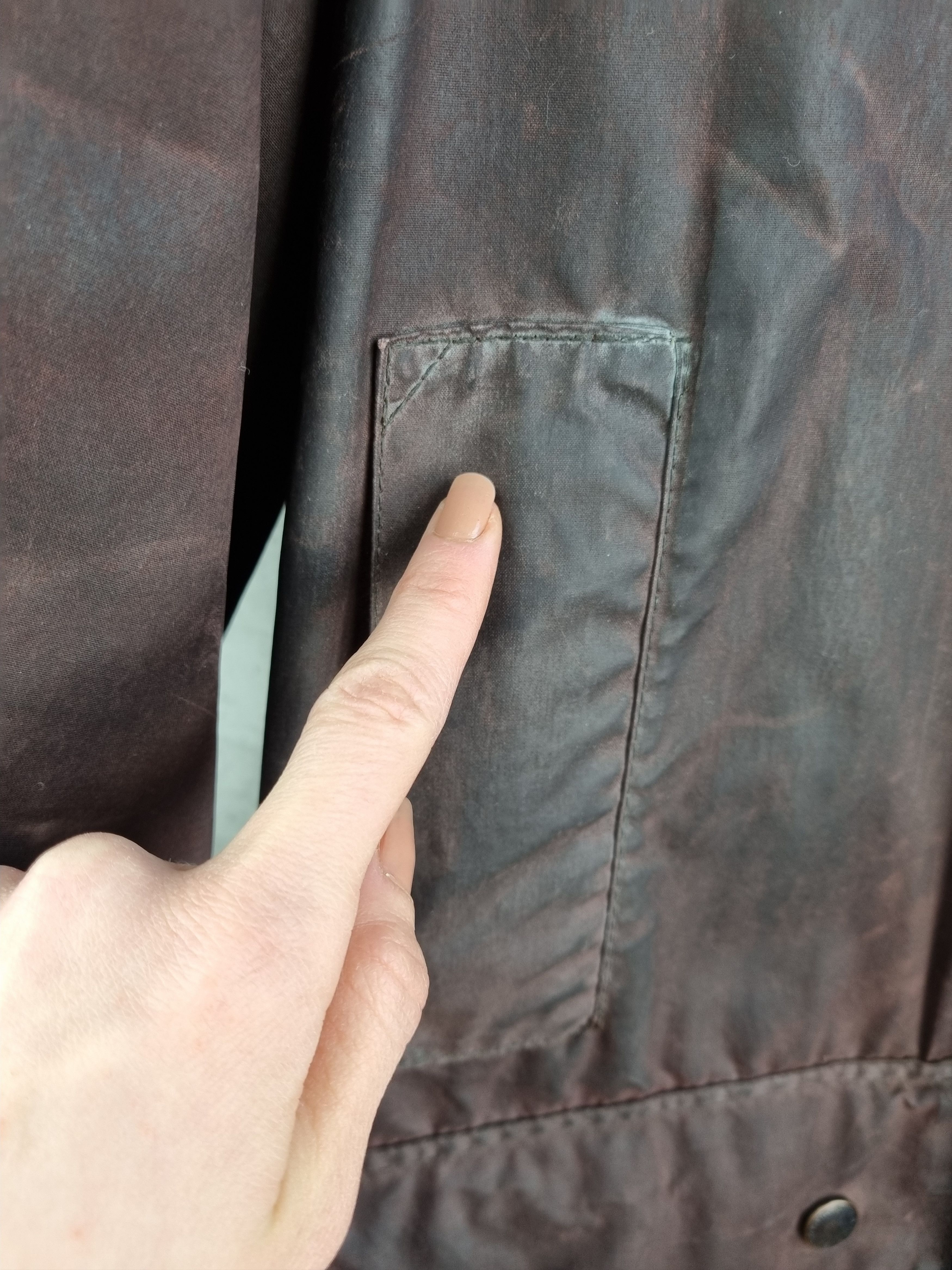Barbour × Vintage 90s Waxed Purple Haze Barbour Beaufort Parka England Jacket Size US L / EU 52-54 / 3 - 16 Thumbnail