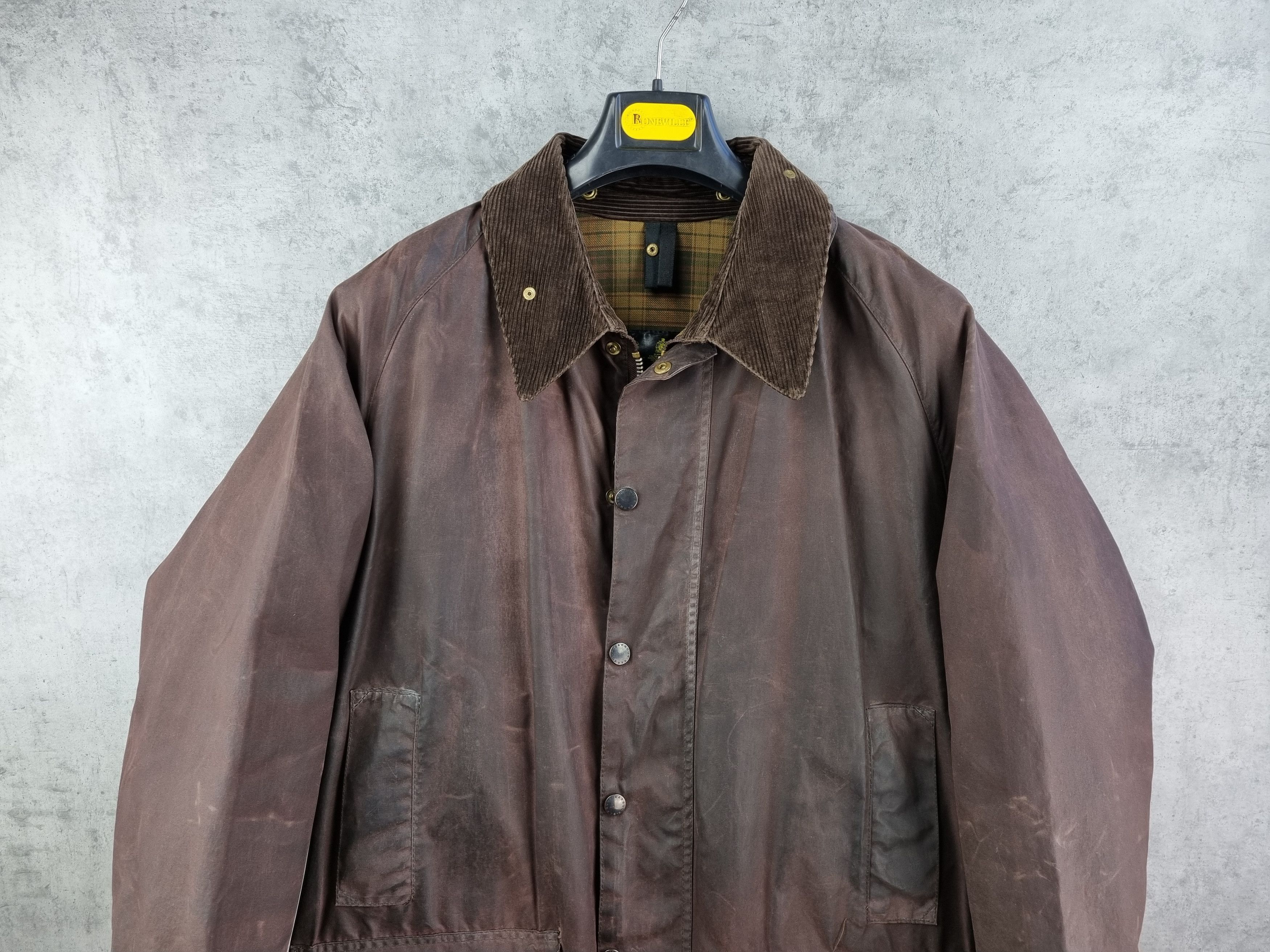 Barbour × Vintage 90s Waxed Purple Haze Barbour Beaufort Parka England Jacket Size US L / EU 52-54 / 3 - 19 Thumbnail