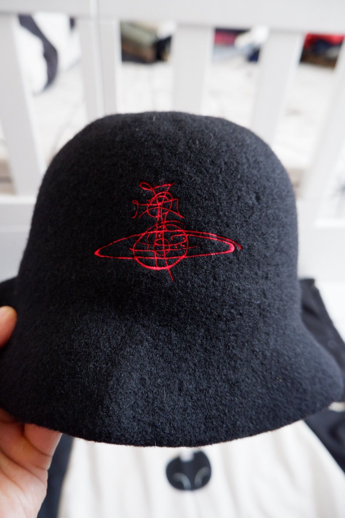 Vivienne Westwood Vivienne Westwood Wool Bucket Hat Size ONE SIZE - 4 Thumbnail